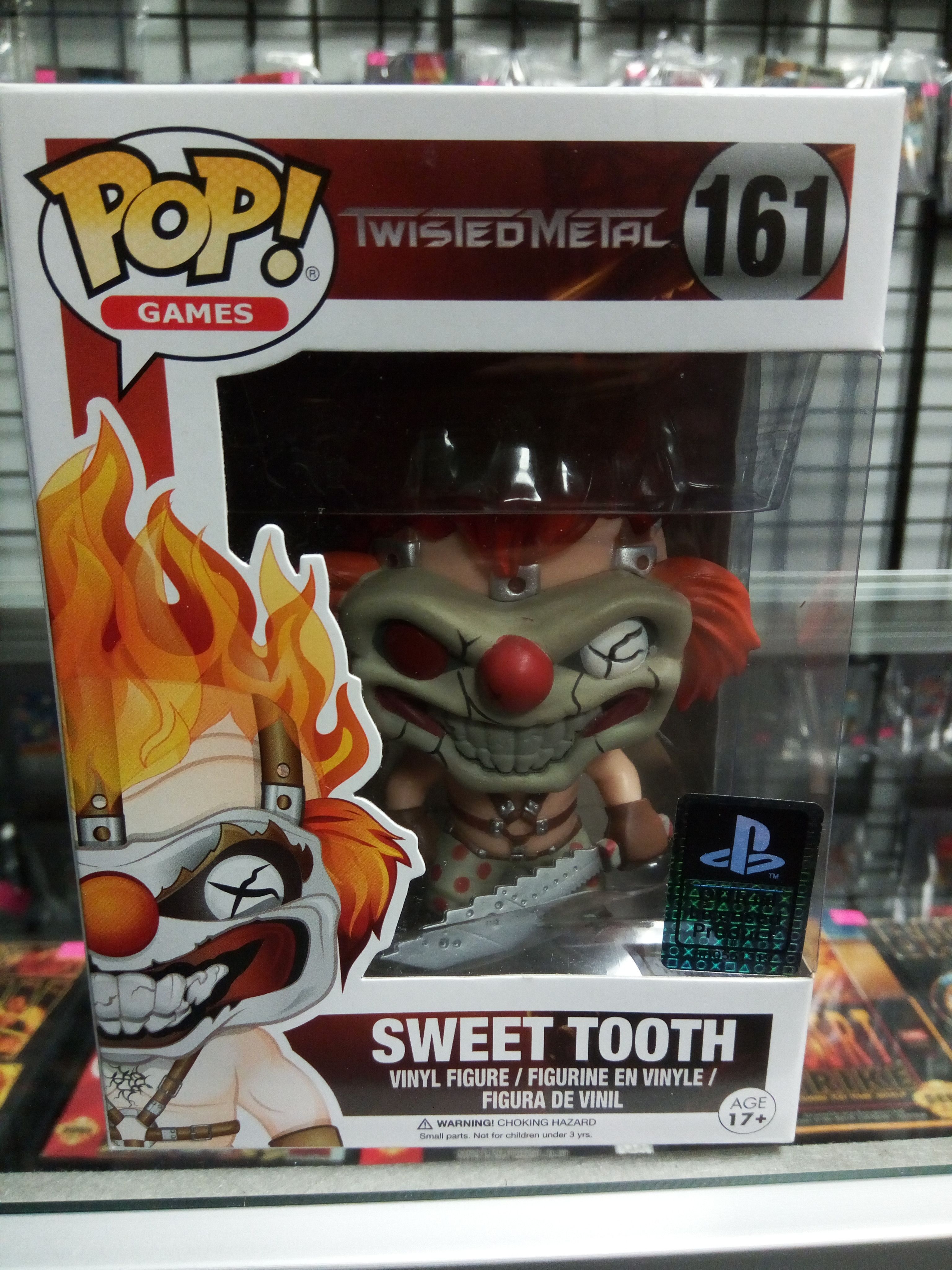 Twisted Metal Sweet Tooth Funko Pop #161 with Official Licensed ...