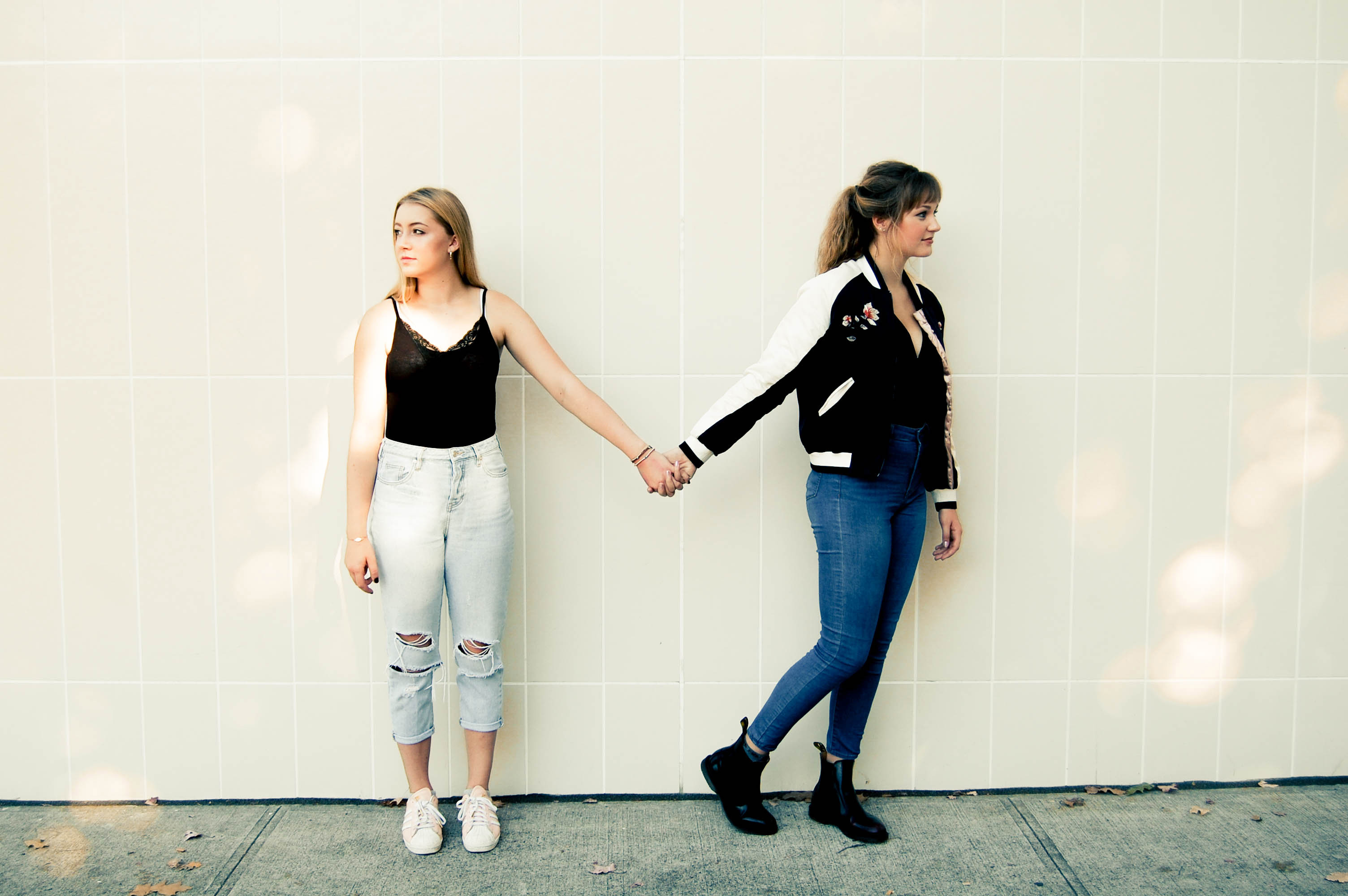Two Girls holding hands image - Free stock photo - Public Domain ...