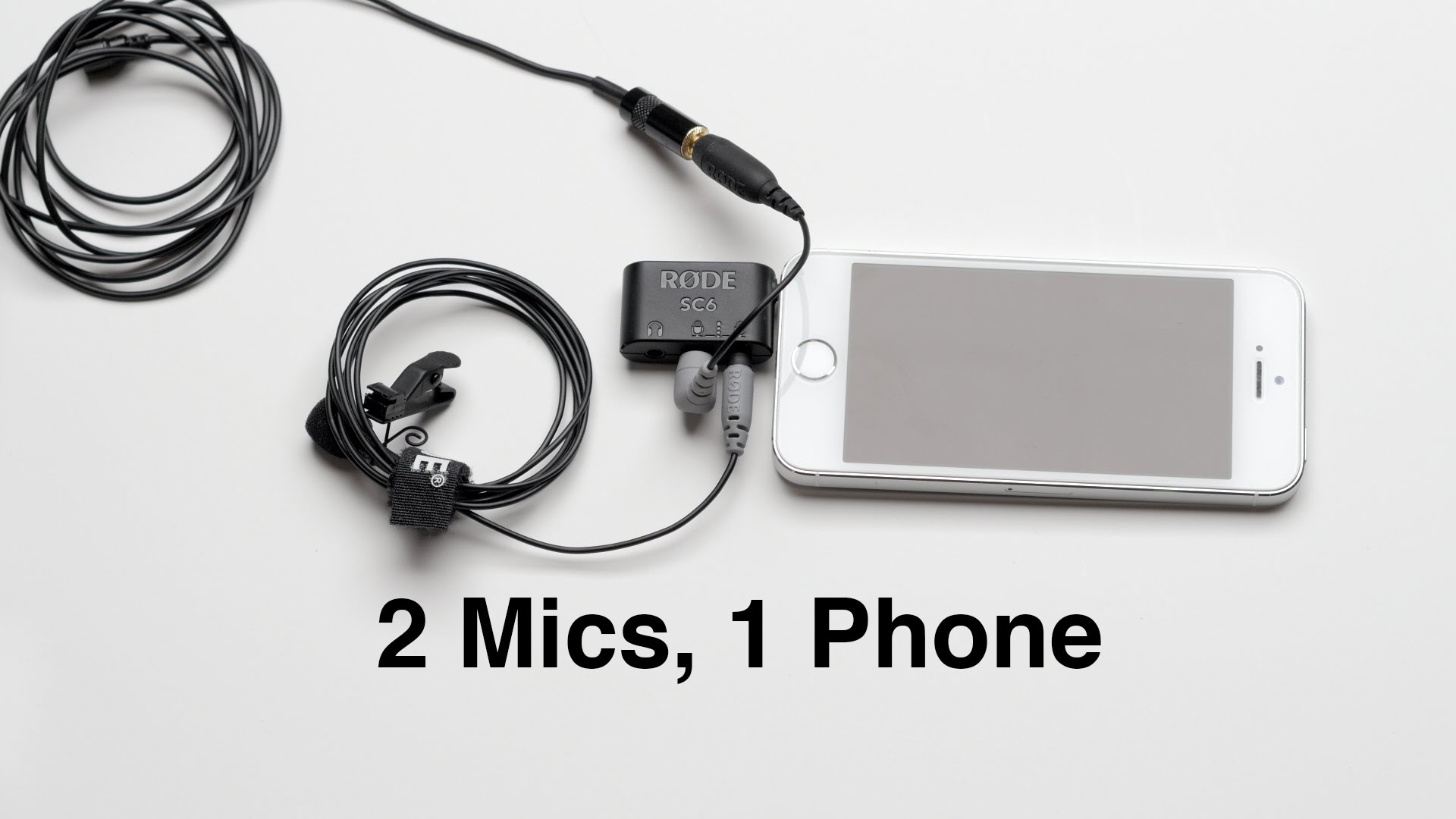 2 Mics 1 Phone: Recording 2 Lavs with Your SmartPhone RODE smartLav+ ...