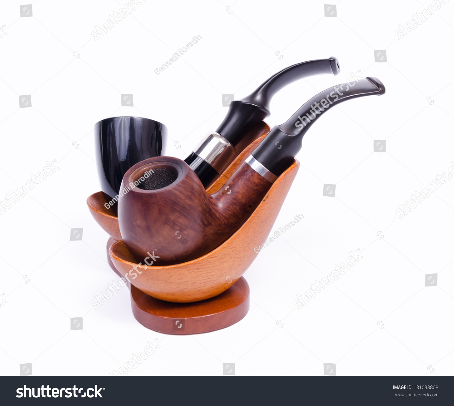 Two Pipes On Stand Stock Photo 131038808 - Shutterstock