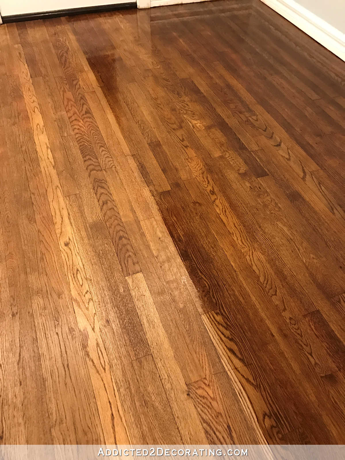 My Newly Refinished Red Oak Hardwood Floors