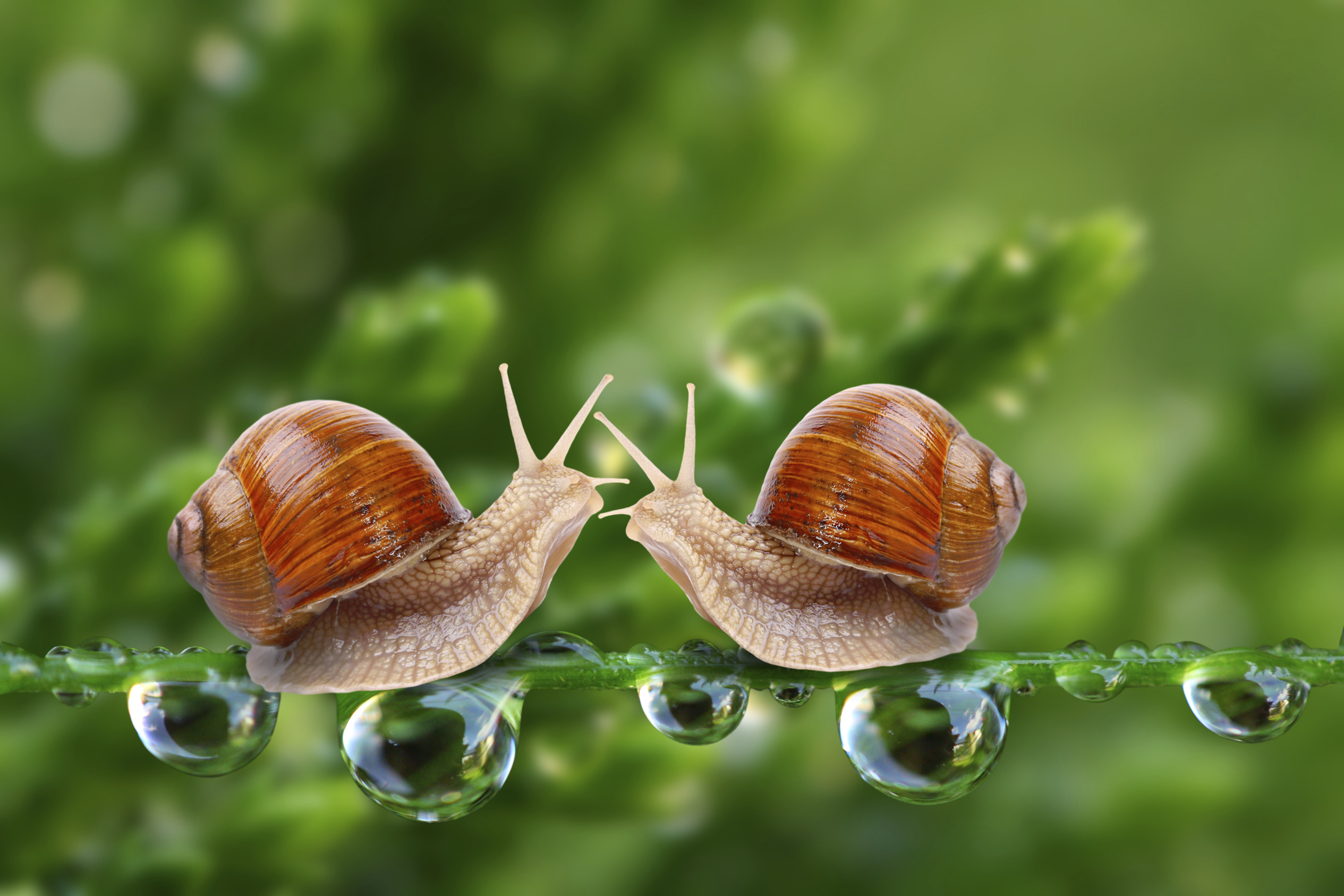 Two snails photo