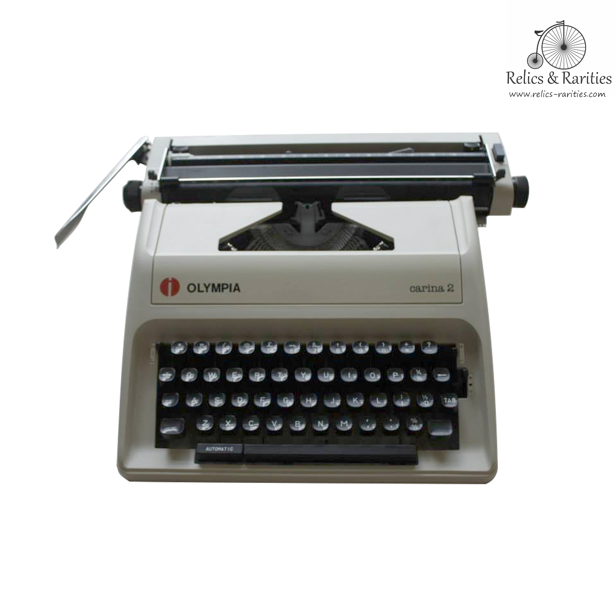Olympia Carina 2 Ribbon Typewriter - Relics and Rarities