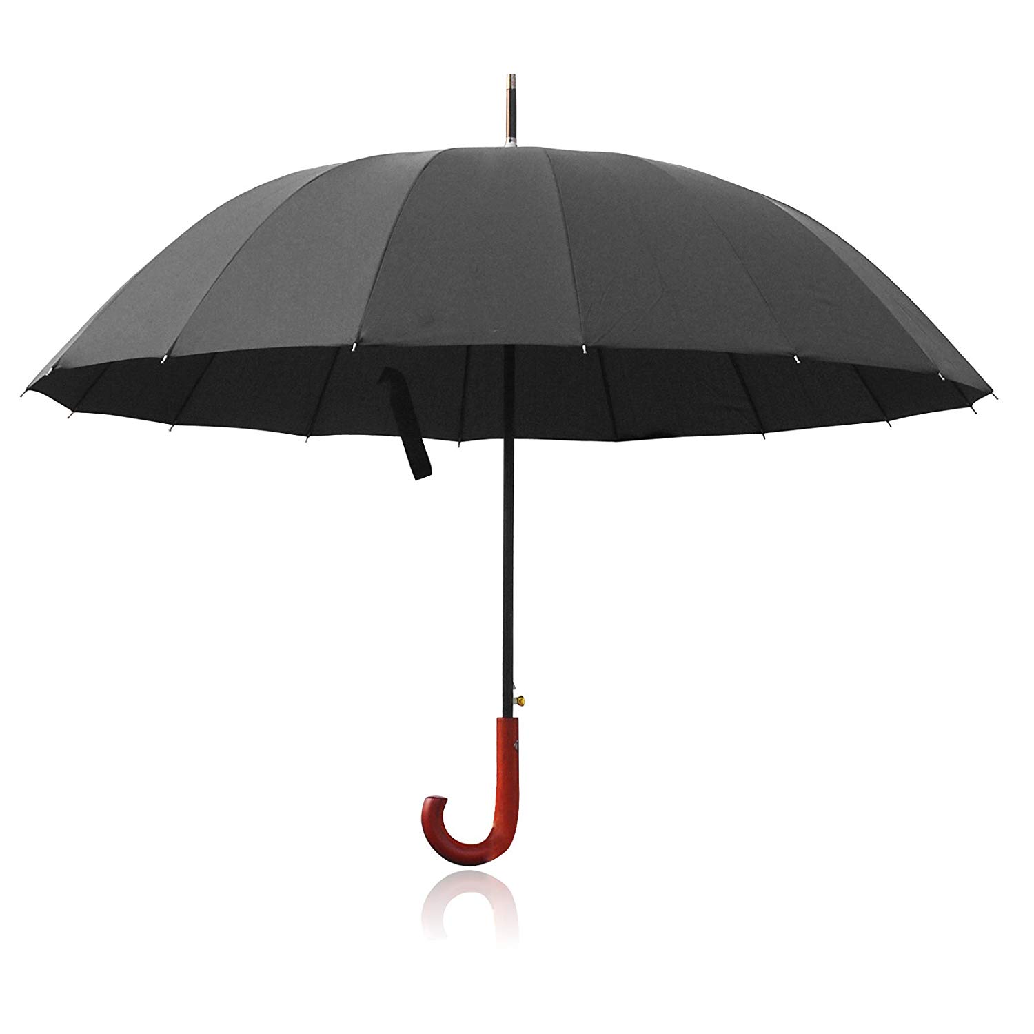 Becko 54 Inches Auto Open Umbrella Long Umbrella with 16 Ribs ...