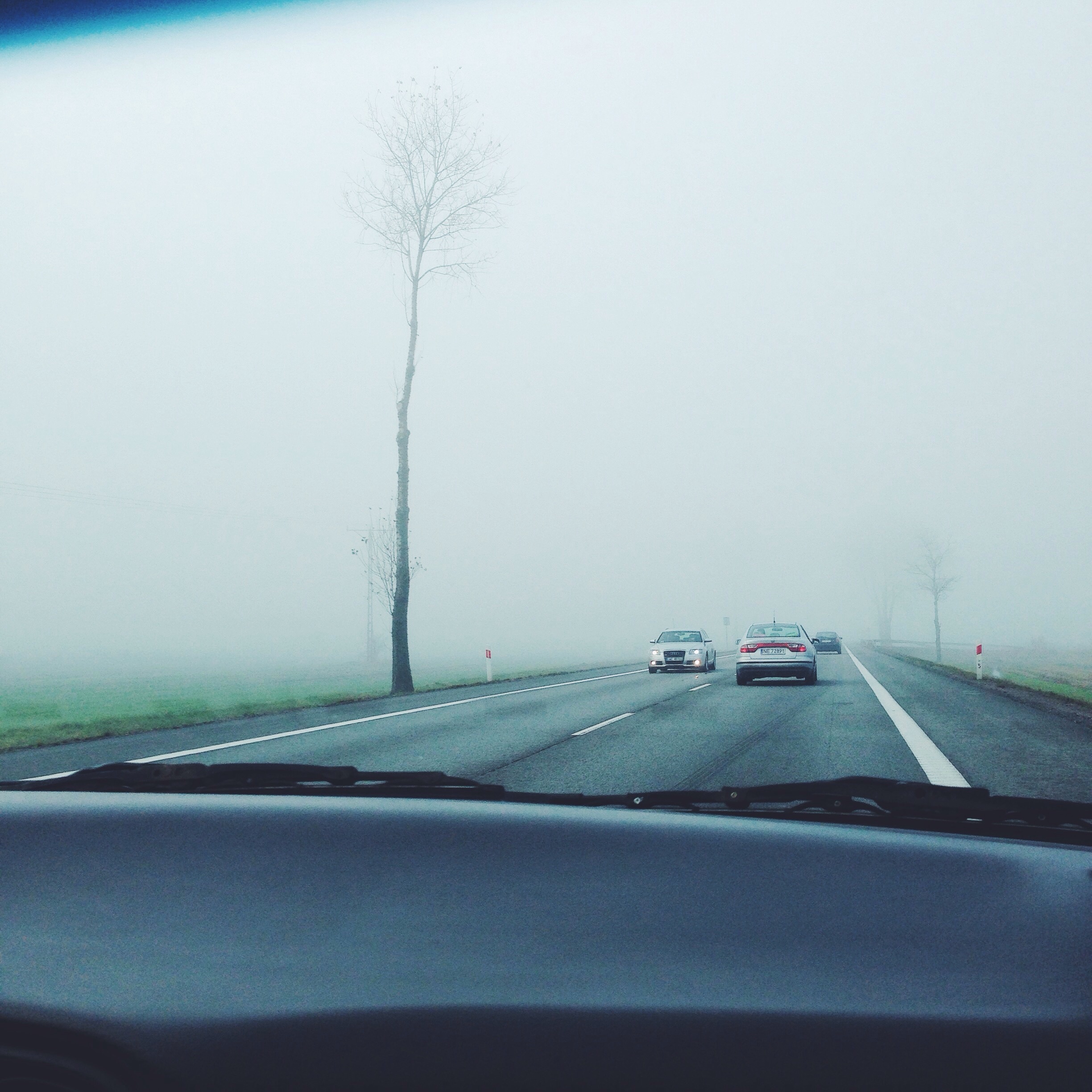 Unclear, City, Fog, Highway, Interior, HQ Photo
