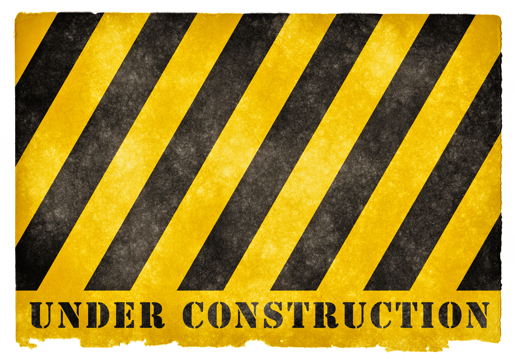 Free Photo Under Construction Grunge Sign Aged Stripe Progression