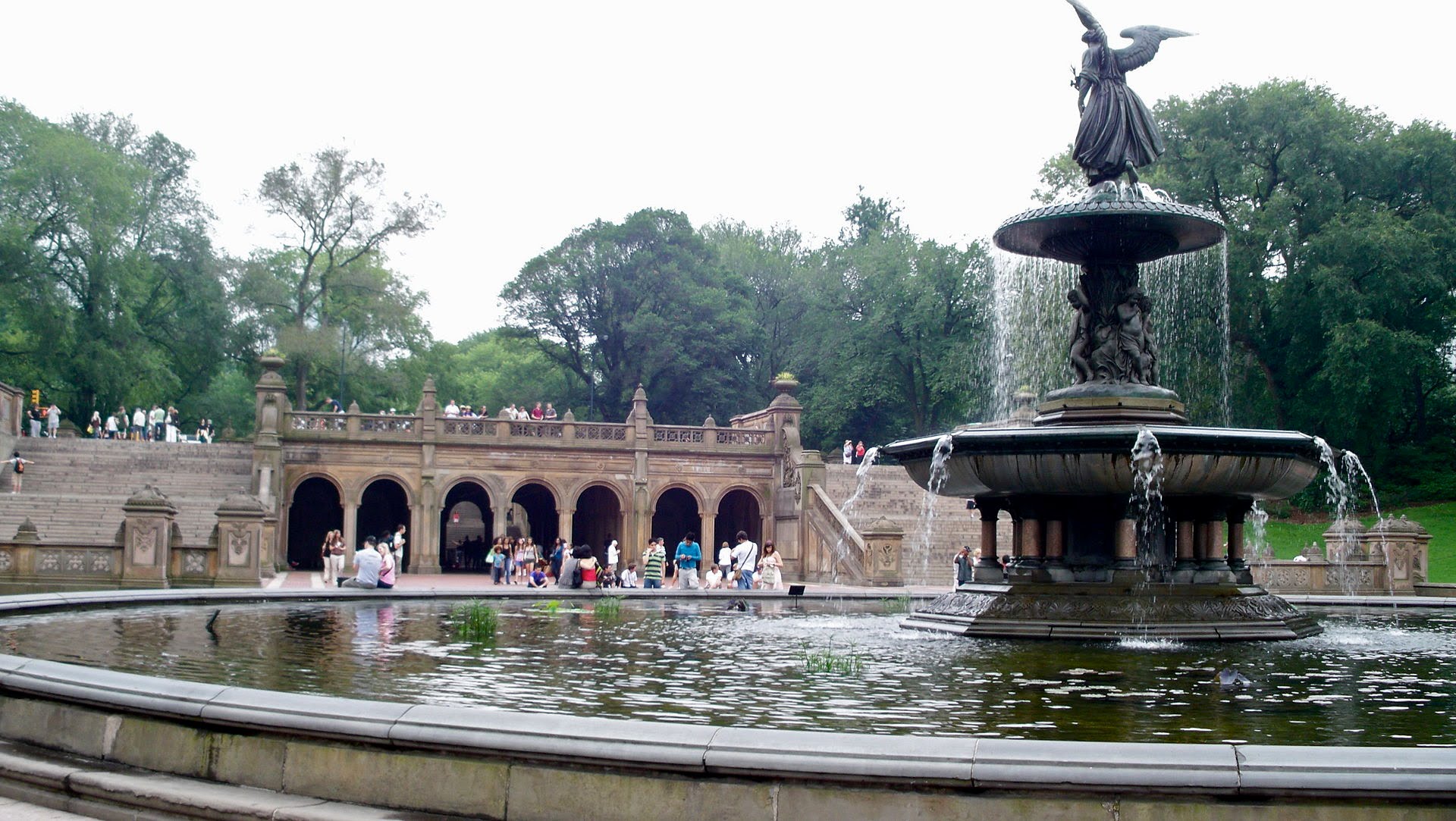 Bethesda Fountain | New York City, Central Park | Stock Footage [HD ...