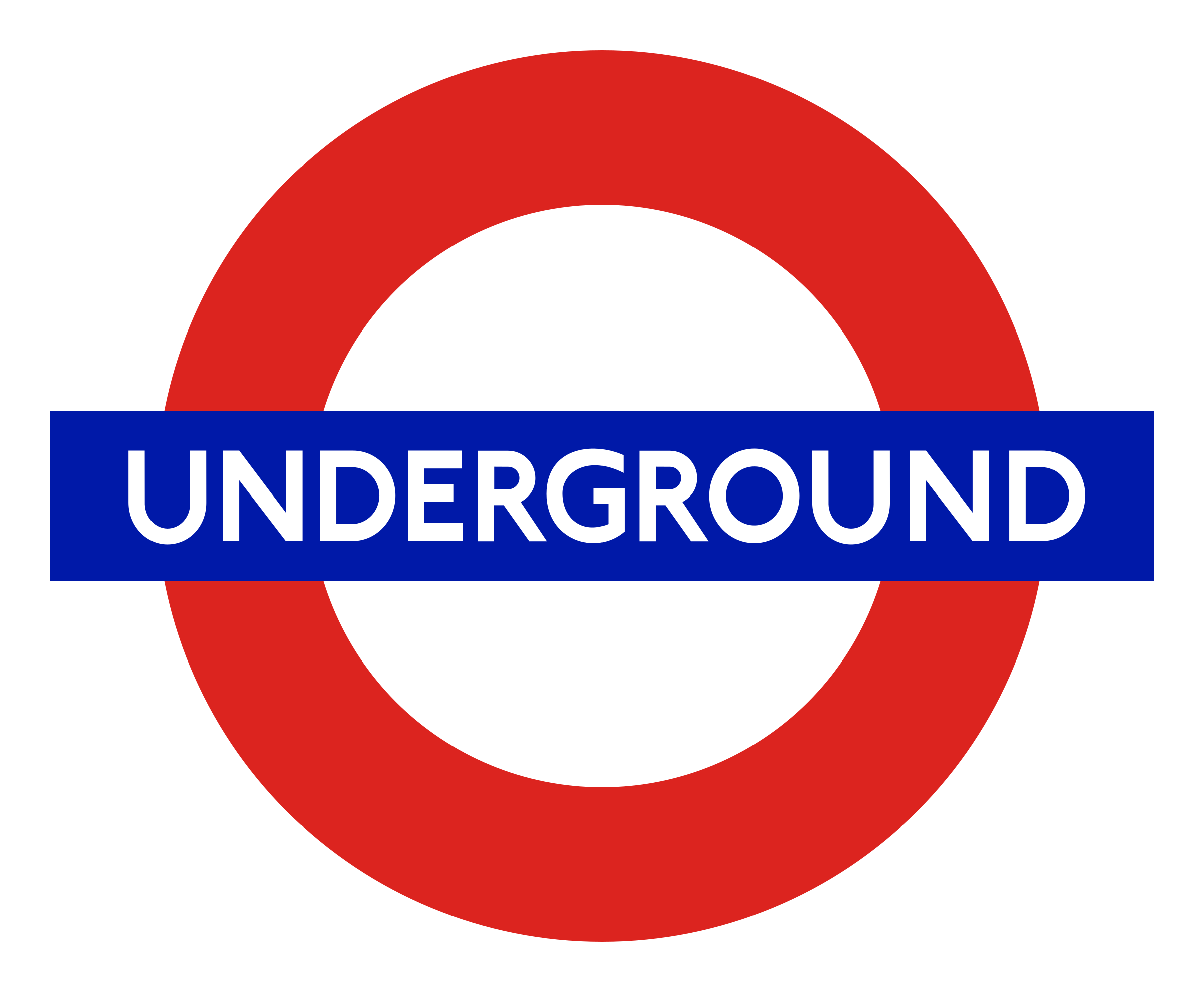 London Underground Logo PNG Transparent & SVG Vector - Freebie Supply
