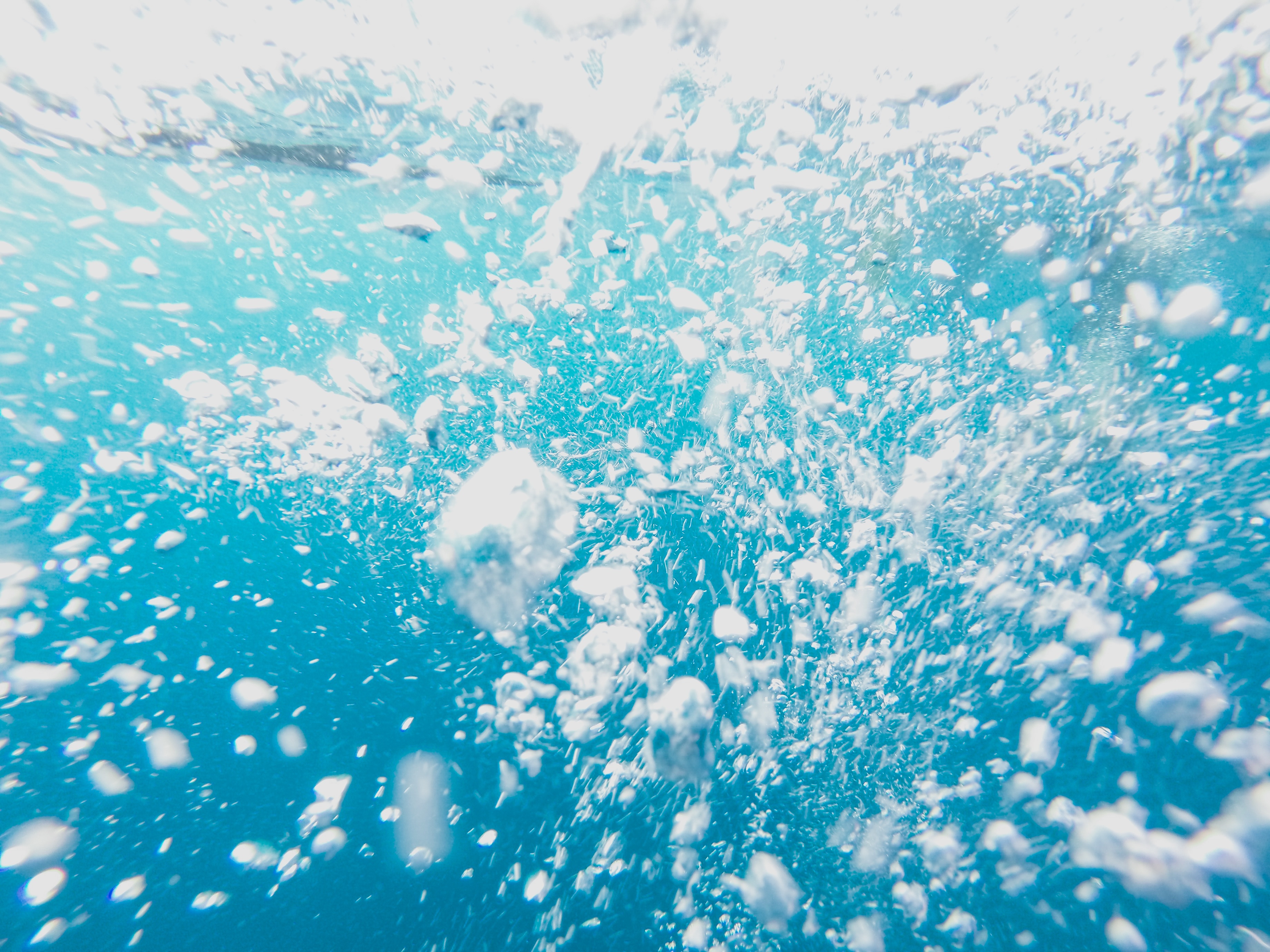Underwater, Bubbles, Deep, Ocean, River, HQ Photo
