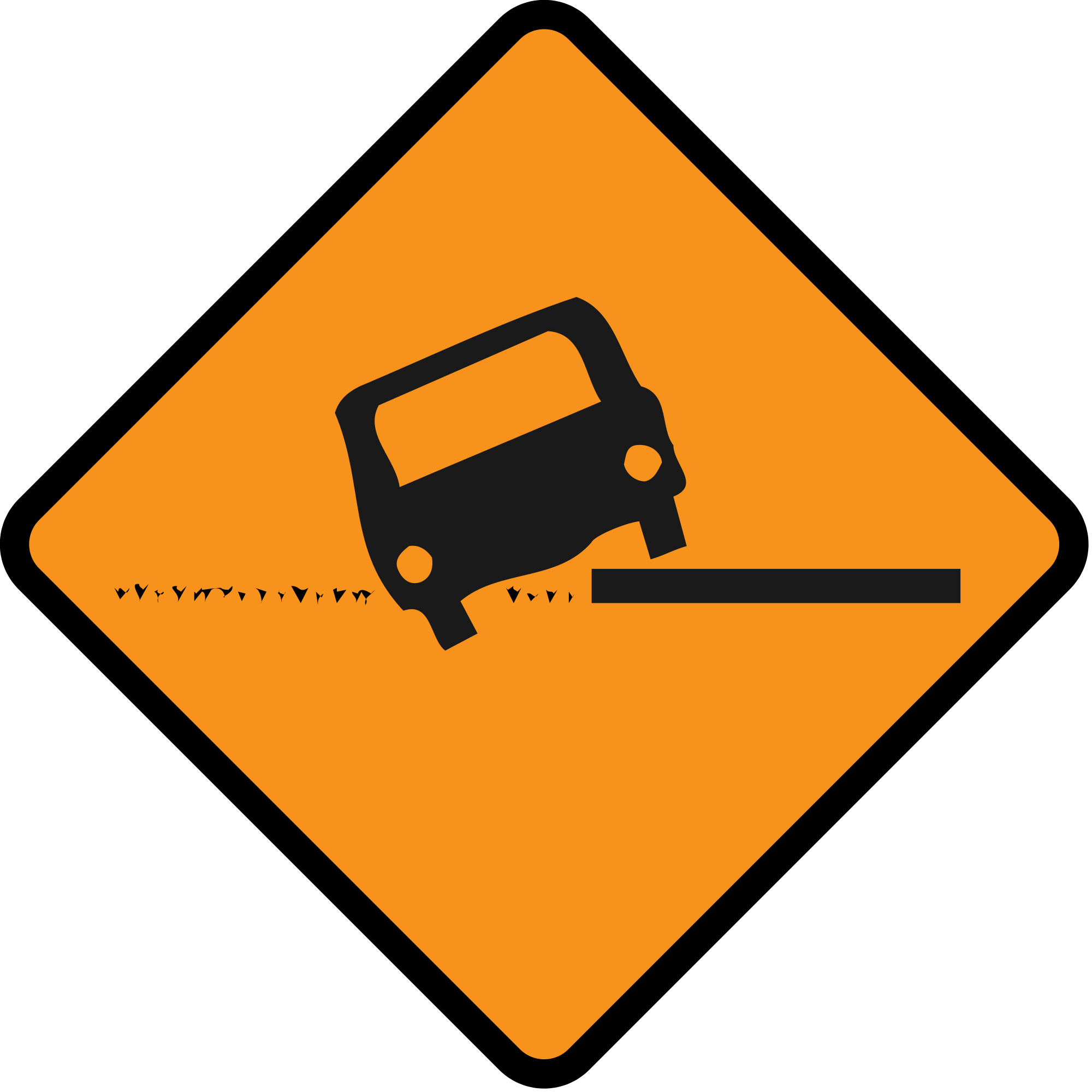 File:Diamond road sign uneven surface.svg - Wikimedia Commons