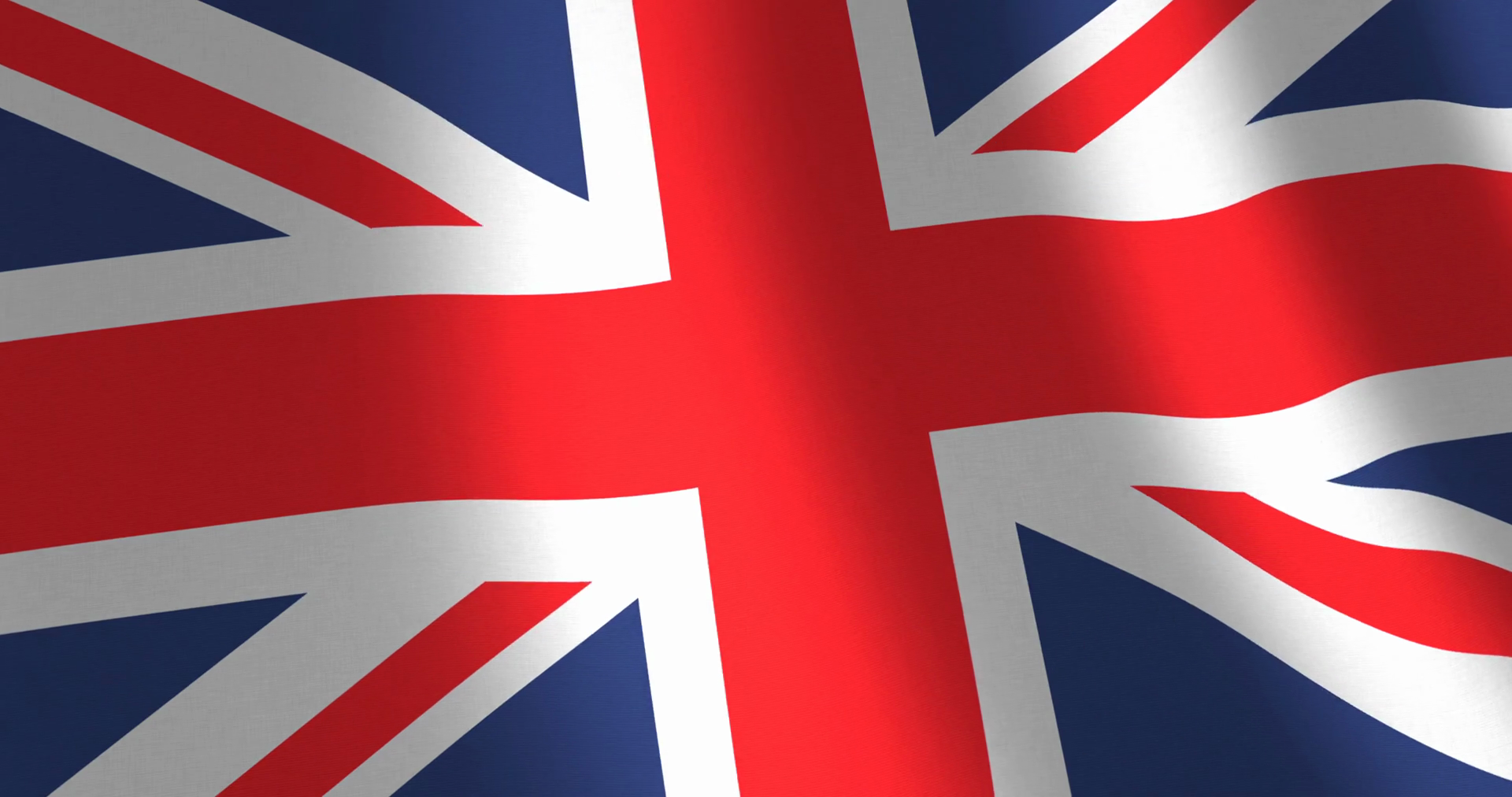 Union Jack flag of the United Kingdom of Great Brittain or UK with ...