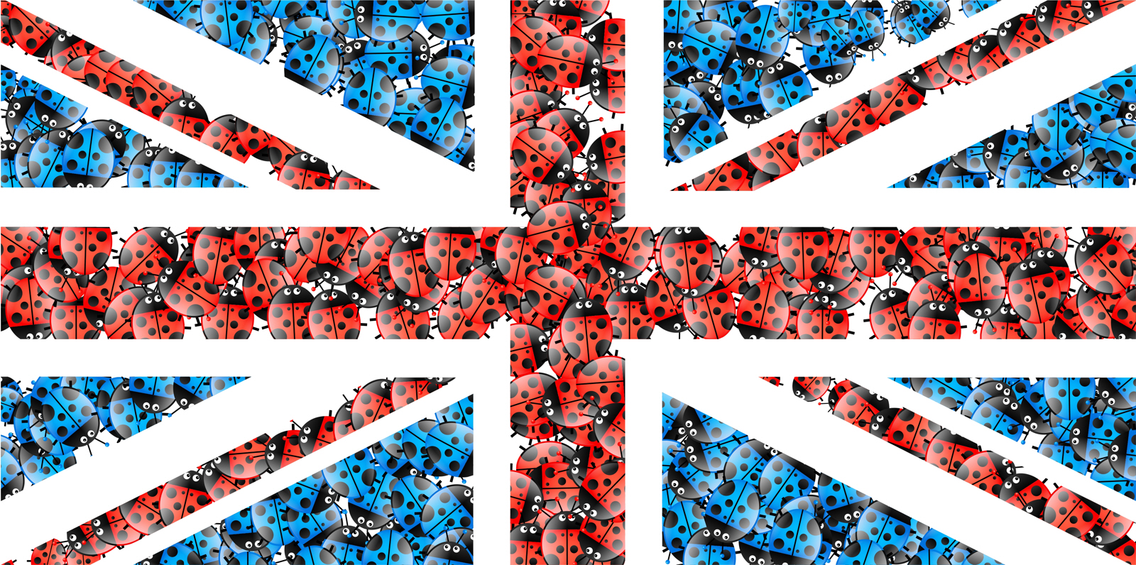 Union Jack Flag, Britain, British, Bugs, Clipart, HQ Photo