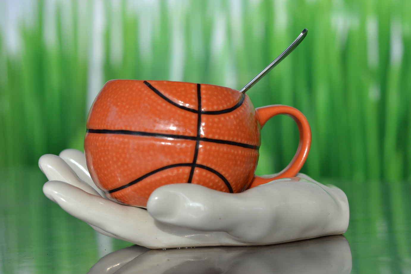 Unique basket cup photo