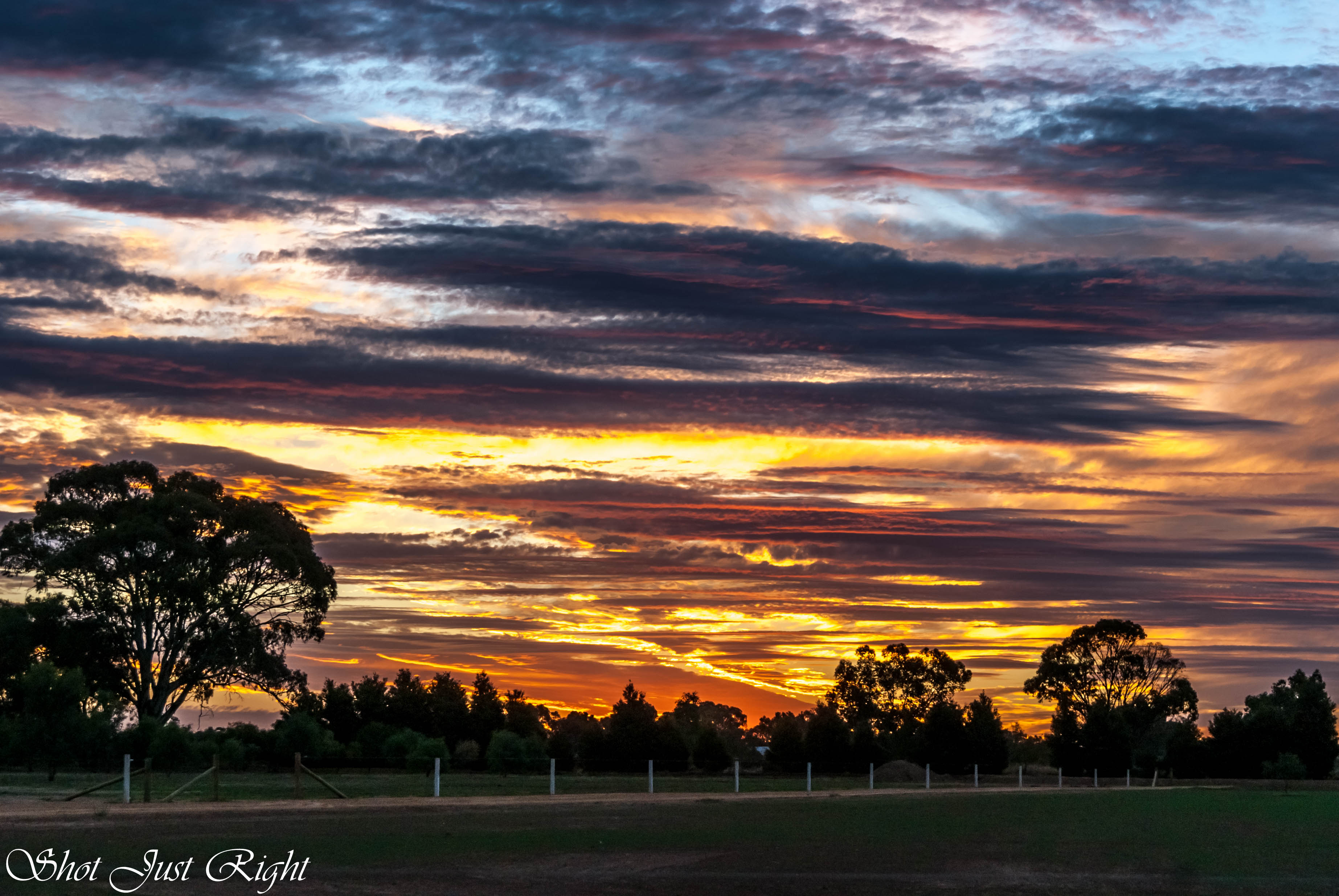 Another unique sunset from Echuca | Shot Just Right Photography