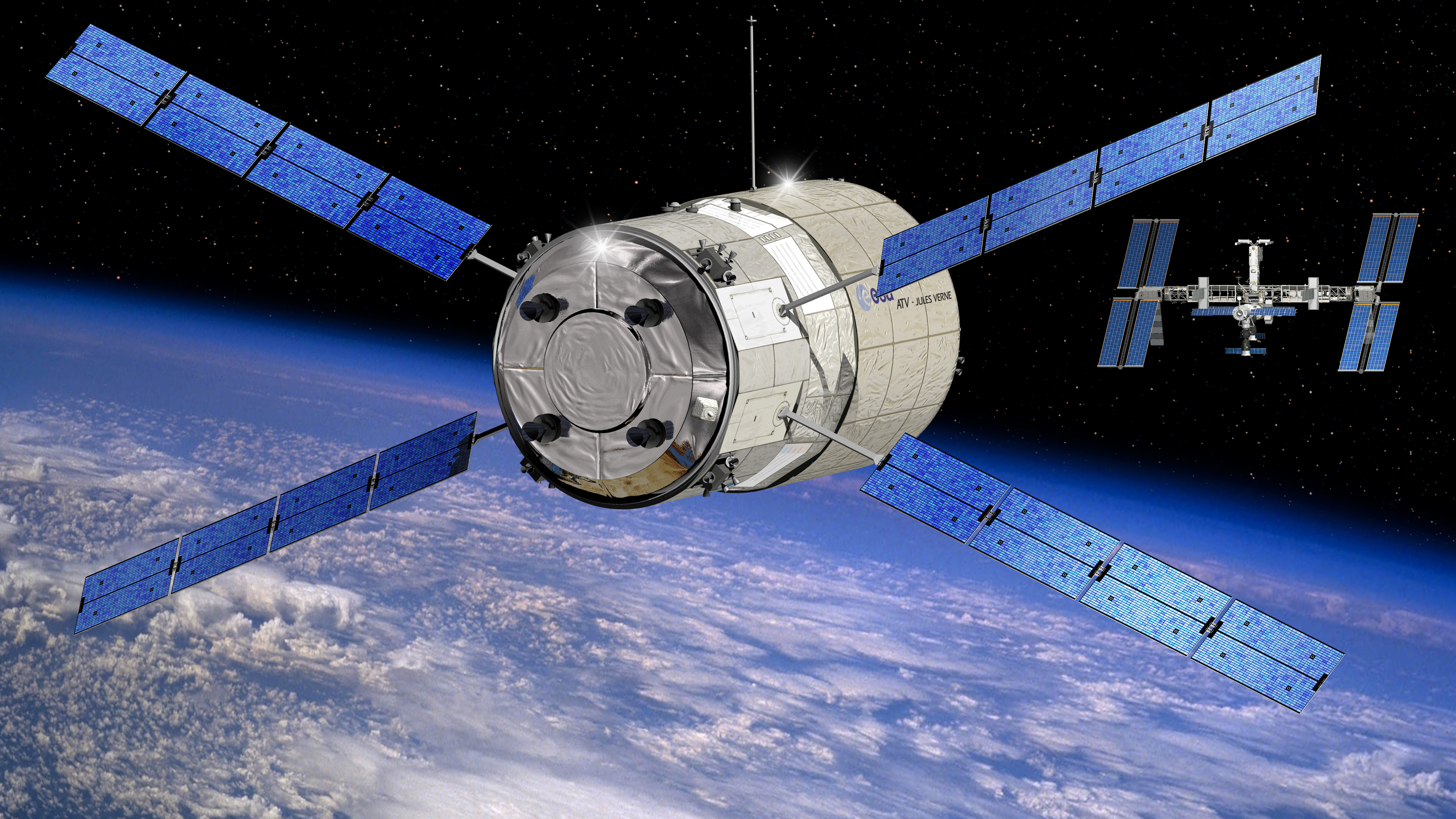 ATV - Automatic docking in space - DLR Portal