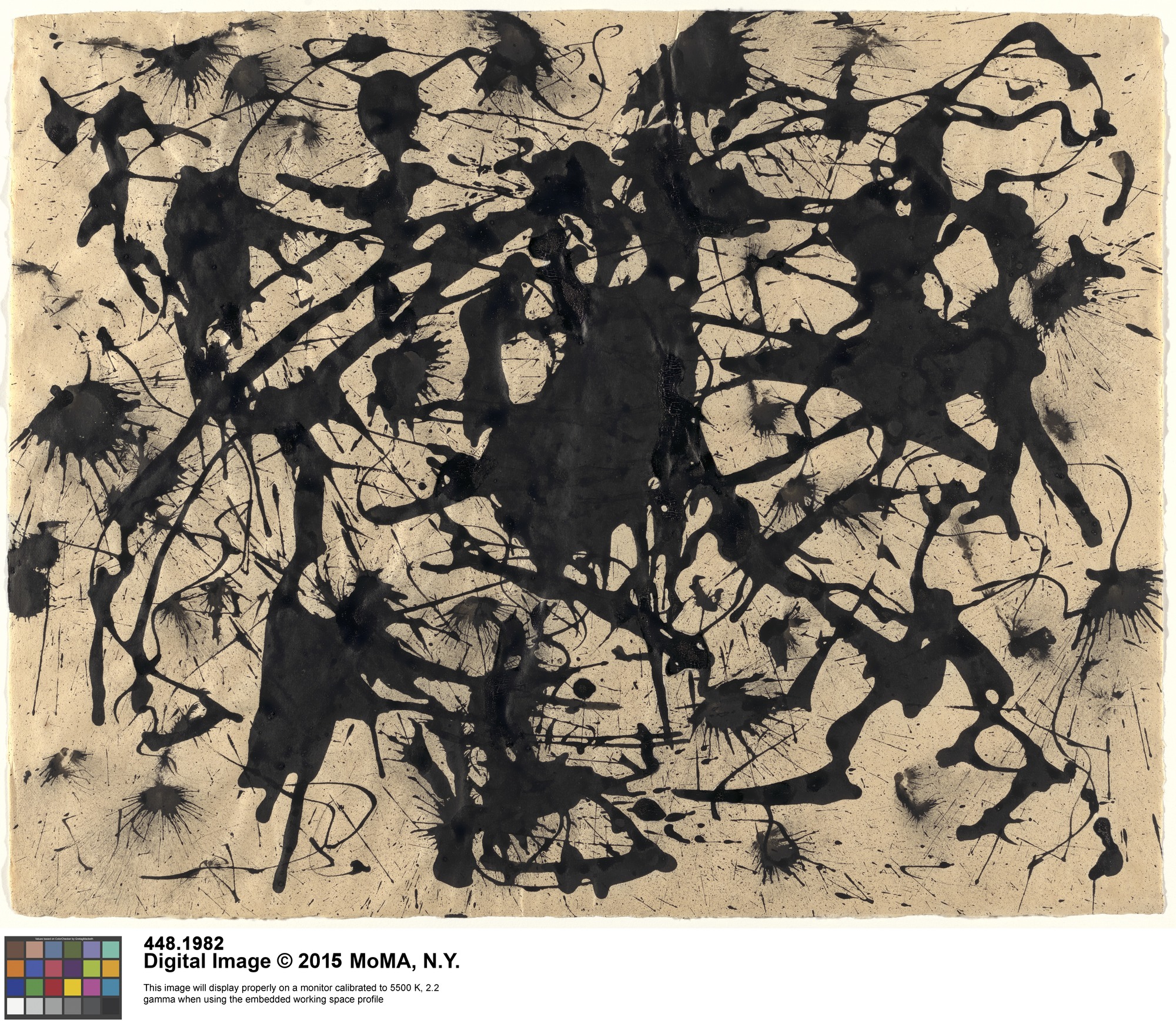 Jackson Pollock. Untitled. (c. 1950) | MoMA