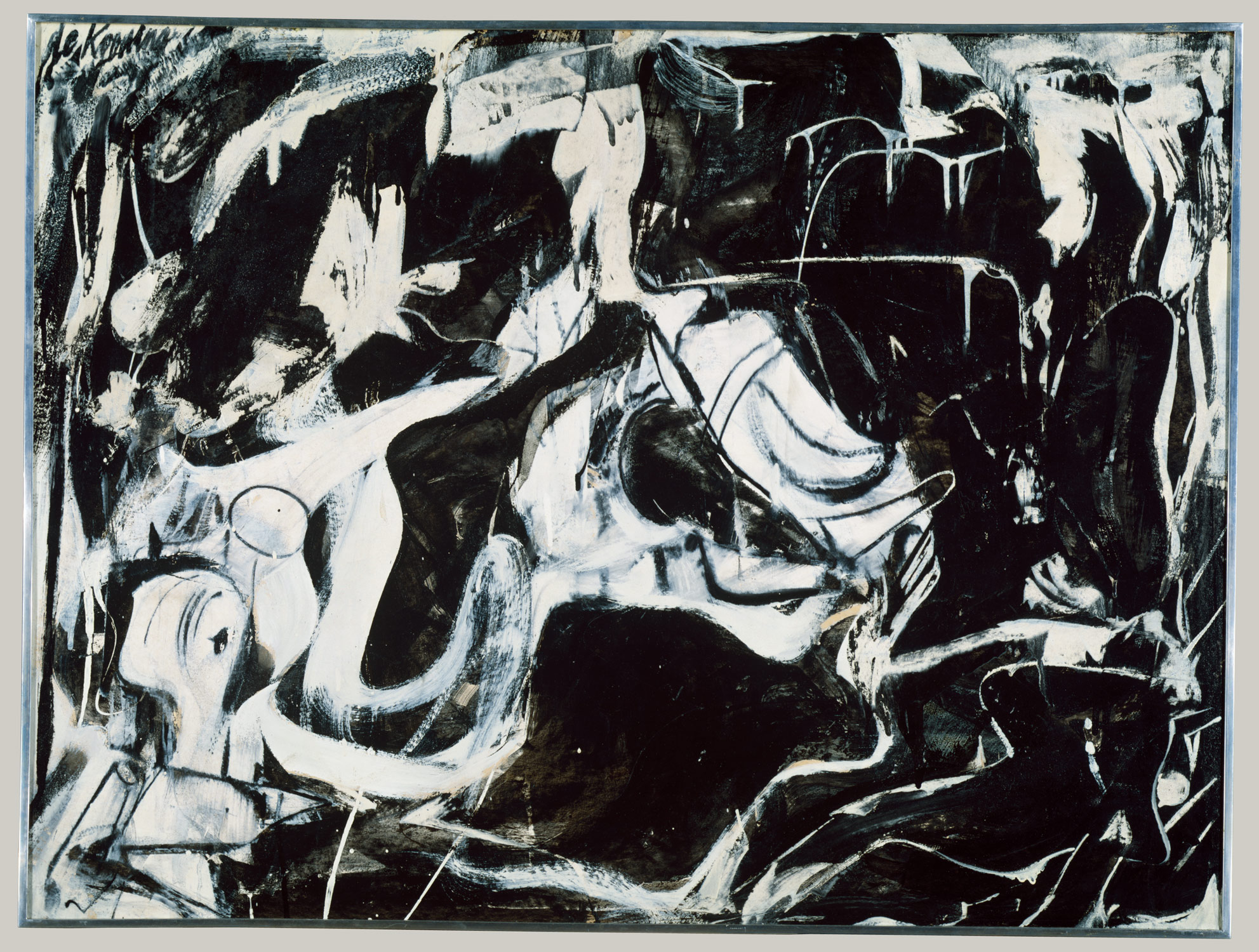 Black Untitled | Willem De Kooning | 1984.613.7 | Work of Art ...