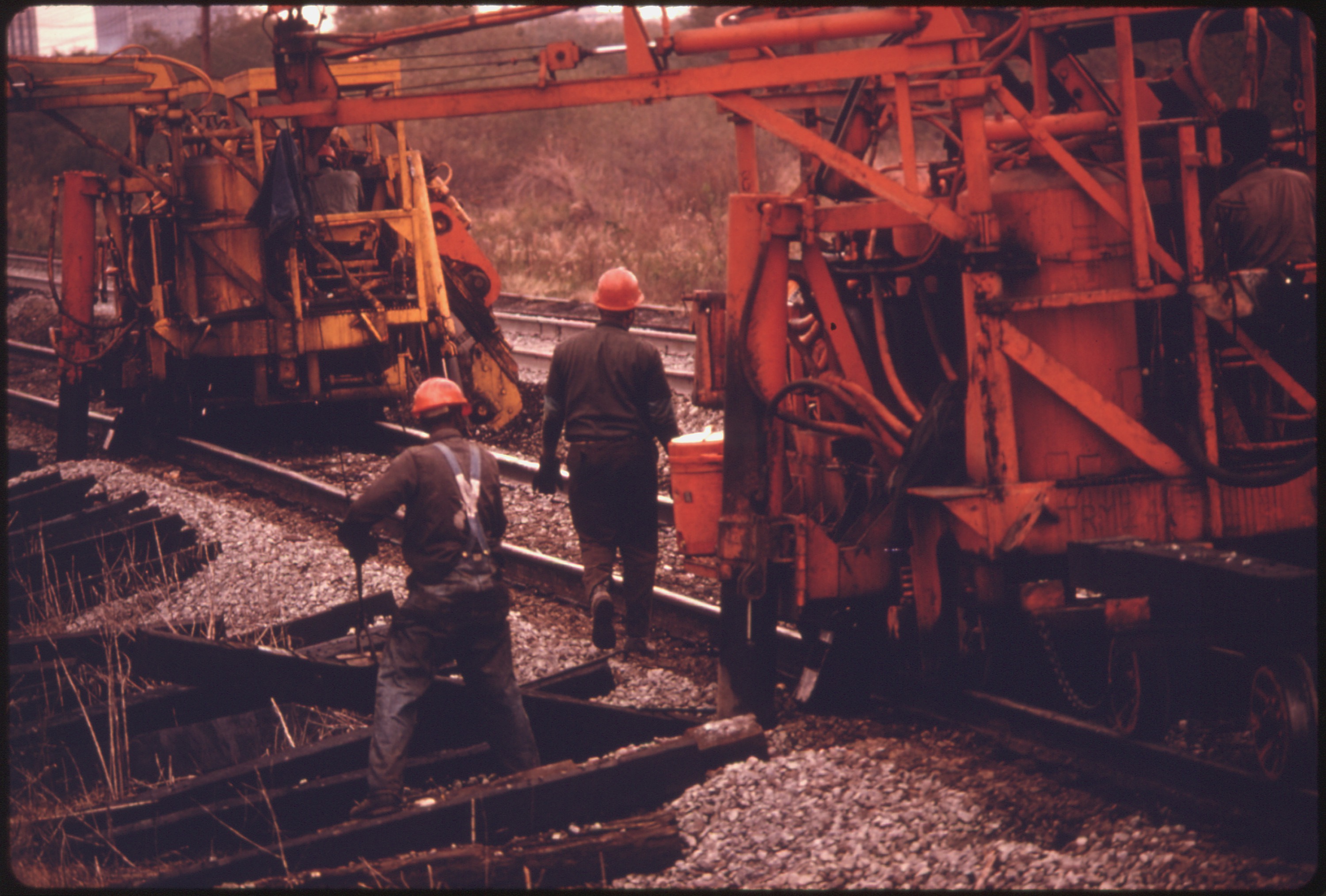 File:SOUTHERN RAILWAY RIGHT-OF-WAY WORKERS AND MACHINERY. THE ...