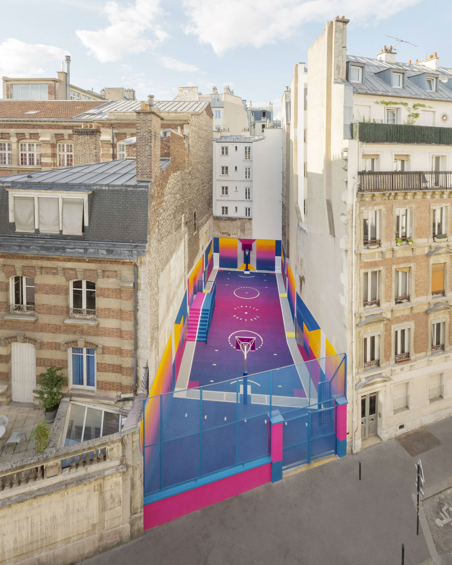 ARCH2O-Multicolored Basketball Court Brightens-Up Urban Paris-09 ...