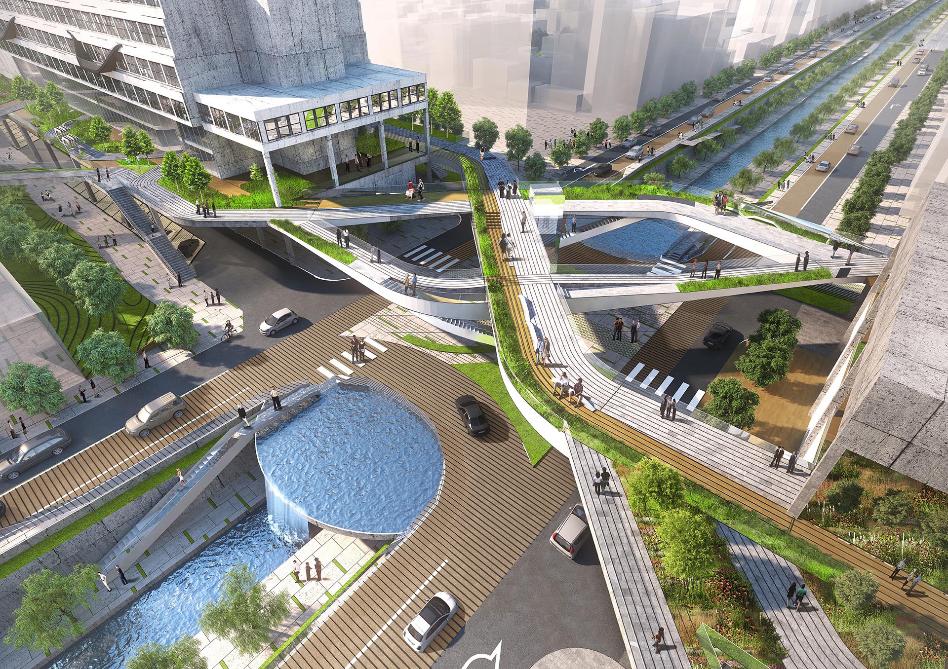 seun-city-walk-avoid-obvious-bridge - Avoid Obvious Architects