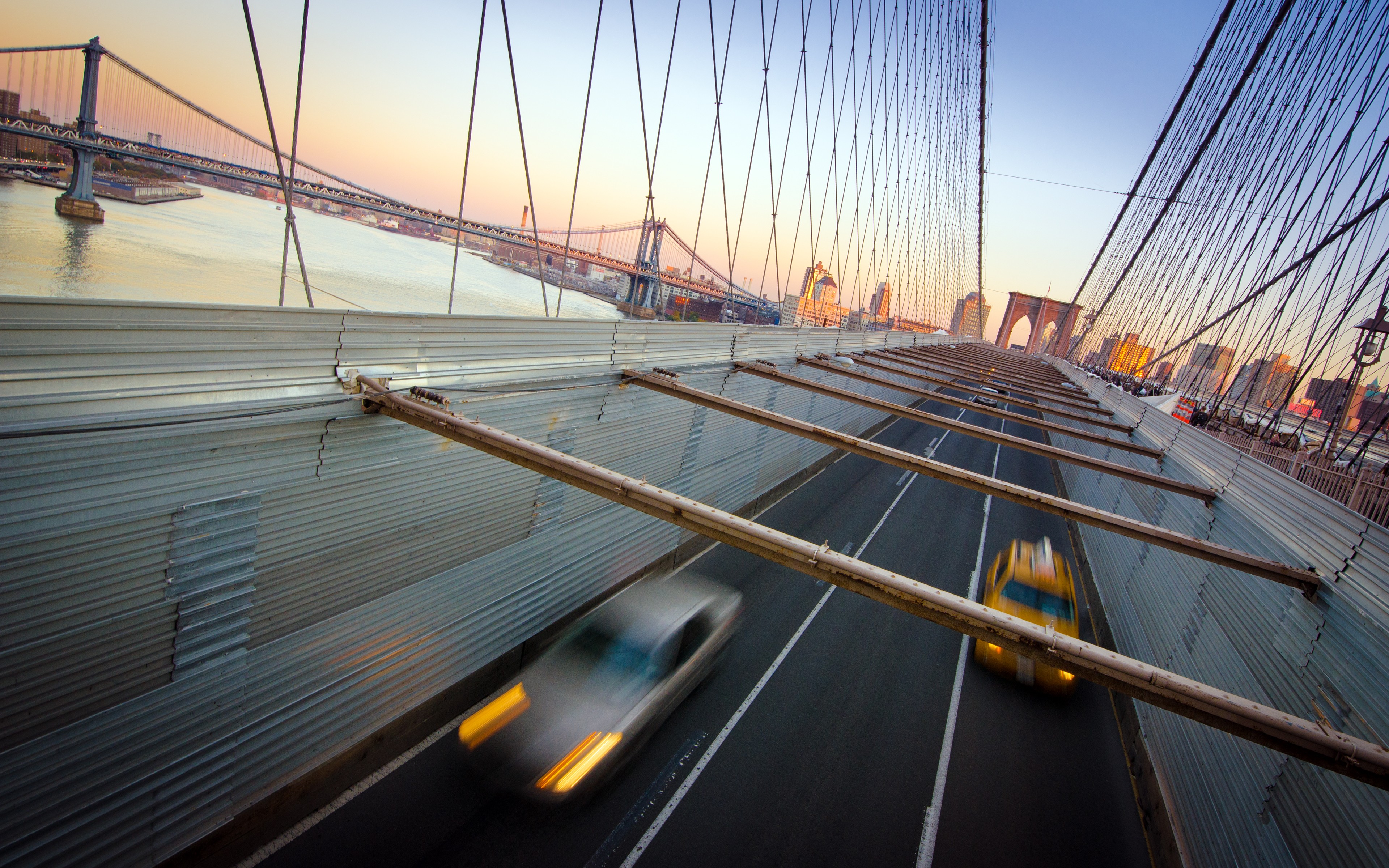 city, Urban, Bridge, Motion Blur, Car, New York City Wallpapers HD ...
