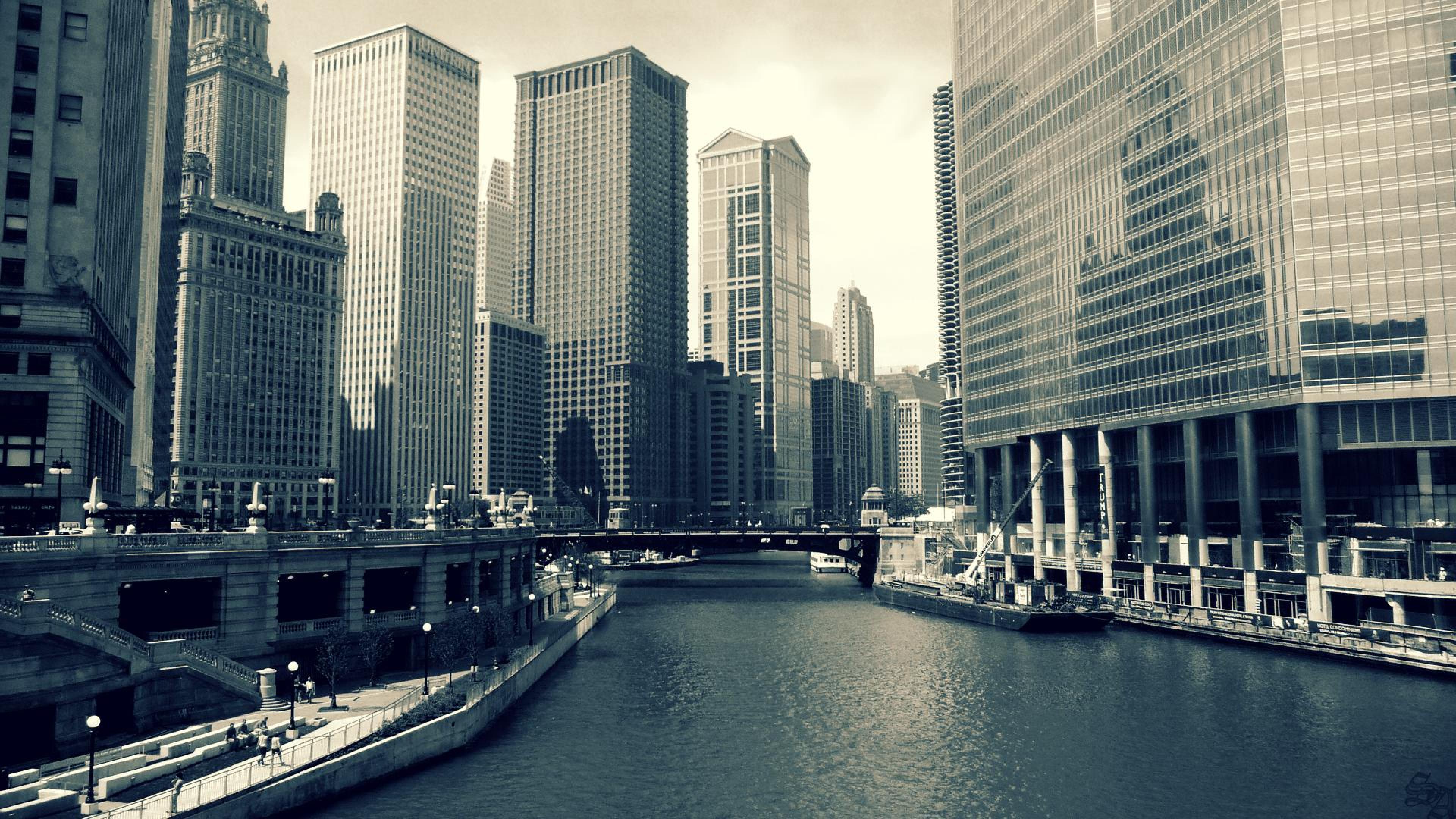 Chicago Urban River Building City HD Wallpapers, Desktop Backgrounds ...
