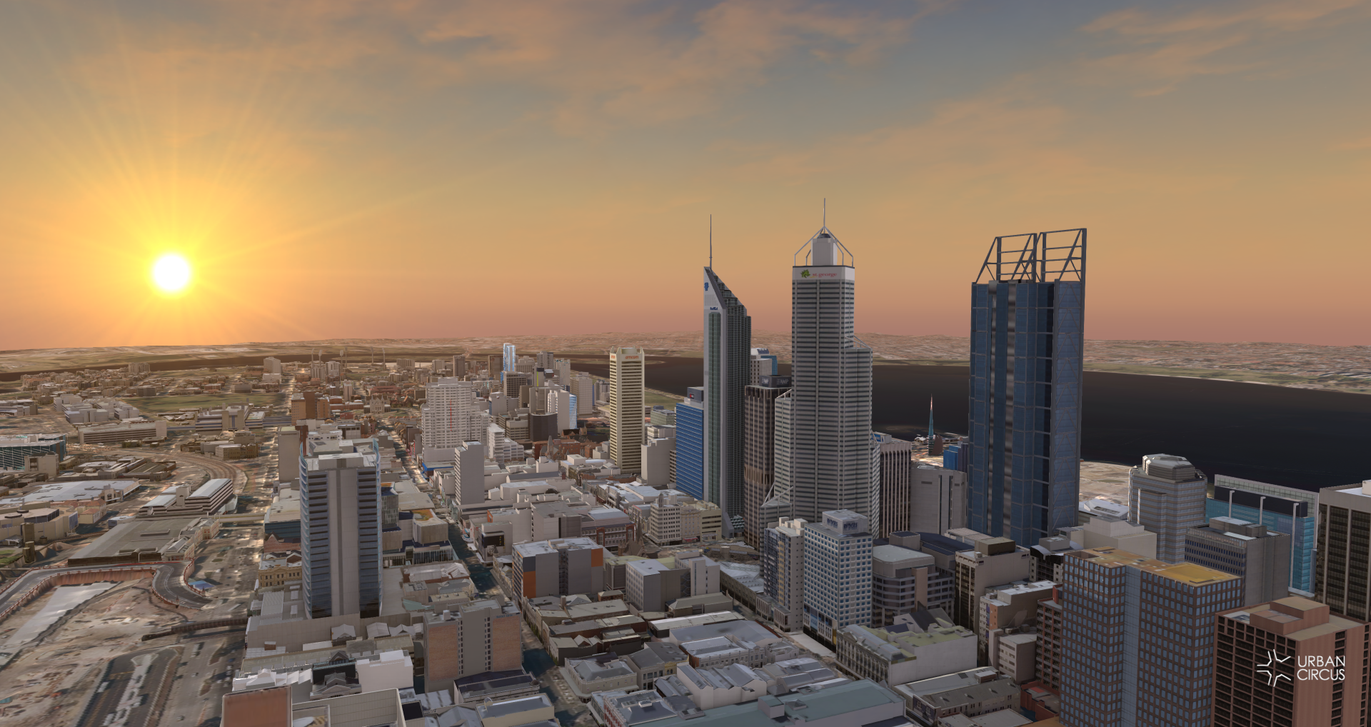 Blog Archive Perth 3D City Model, WA - Urban Circus
