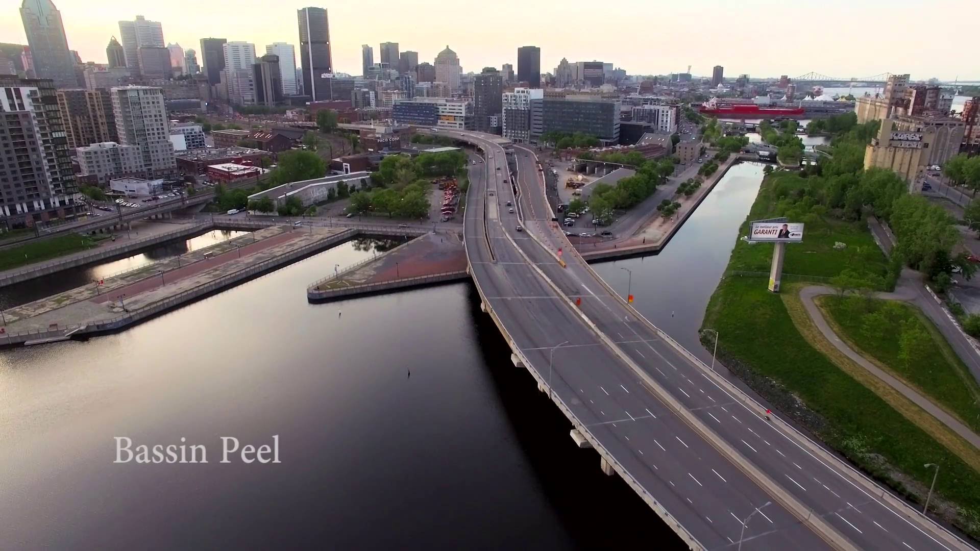 DJI Phantom 3 Professional - Peel Basin, Montreal - YouTube