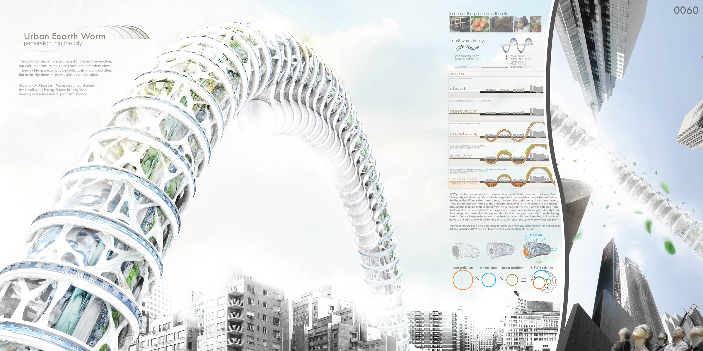 Urban Earth Worm Skyscraper Cleans Air and Soil Pollution in Cities ...