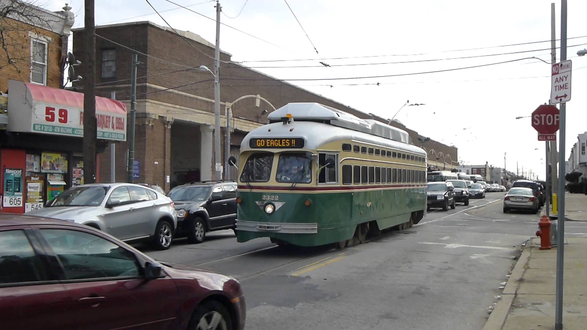 SEPTA Route 15 Trolley Line (Featuring the PCC II Trolley) - YouTube