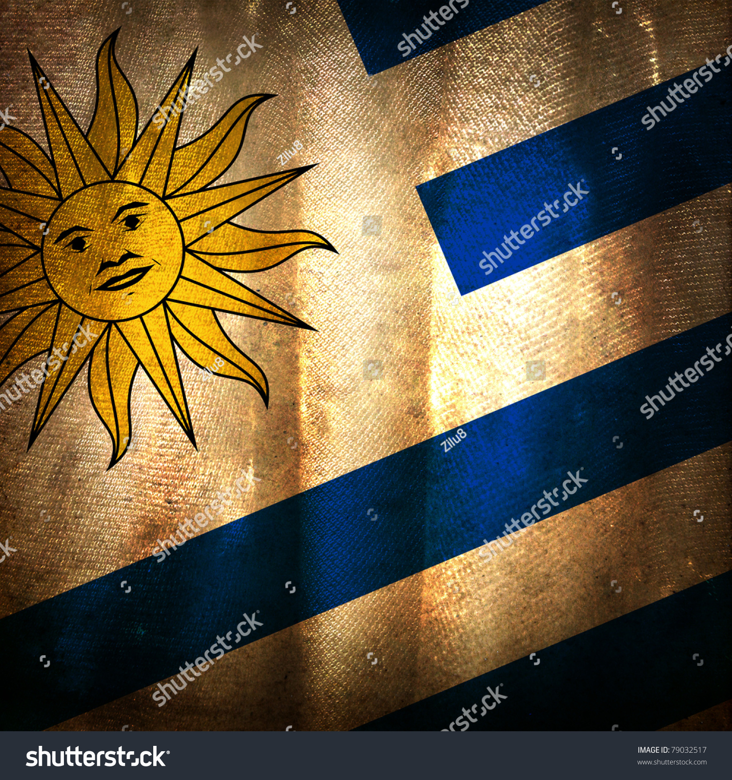 Old Grunge Flag Uruguay Stock Photo 79032517 - Shutterstock