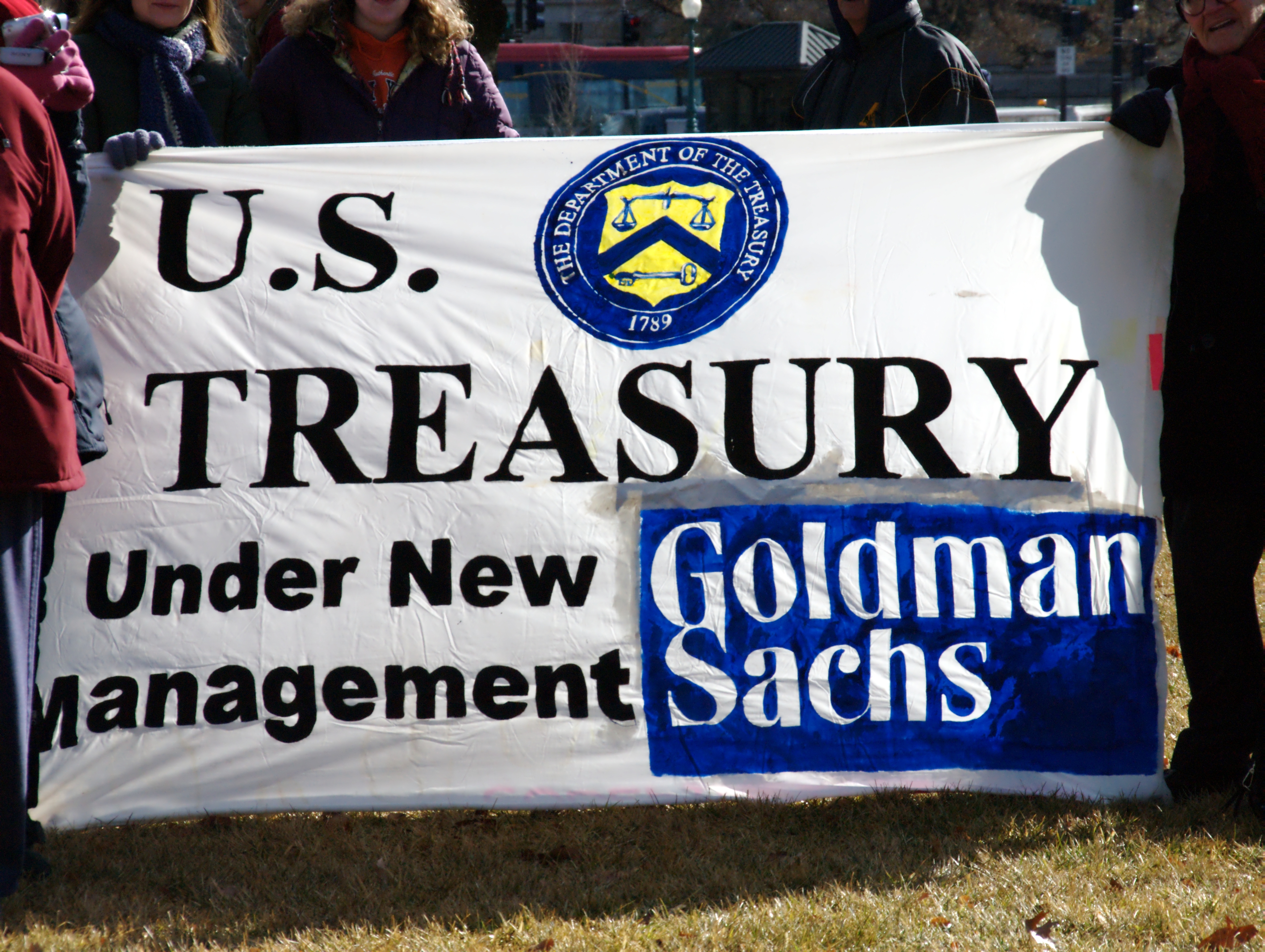 Us treasury under new management (washington, dc) photo