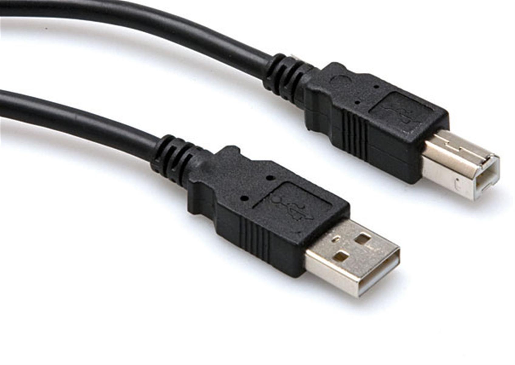 Hosa USB-210AB Hi-Speed USB 2.0 Cable, 10ft and more Digital Cables ...