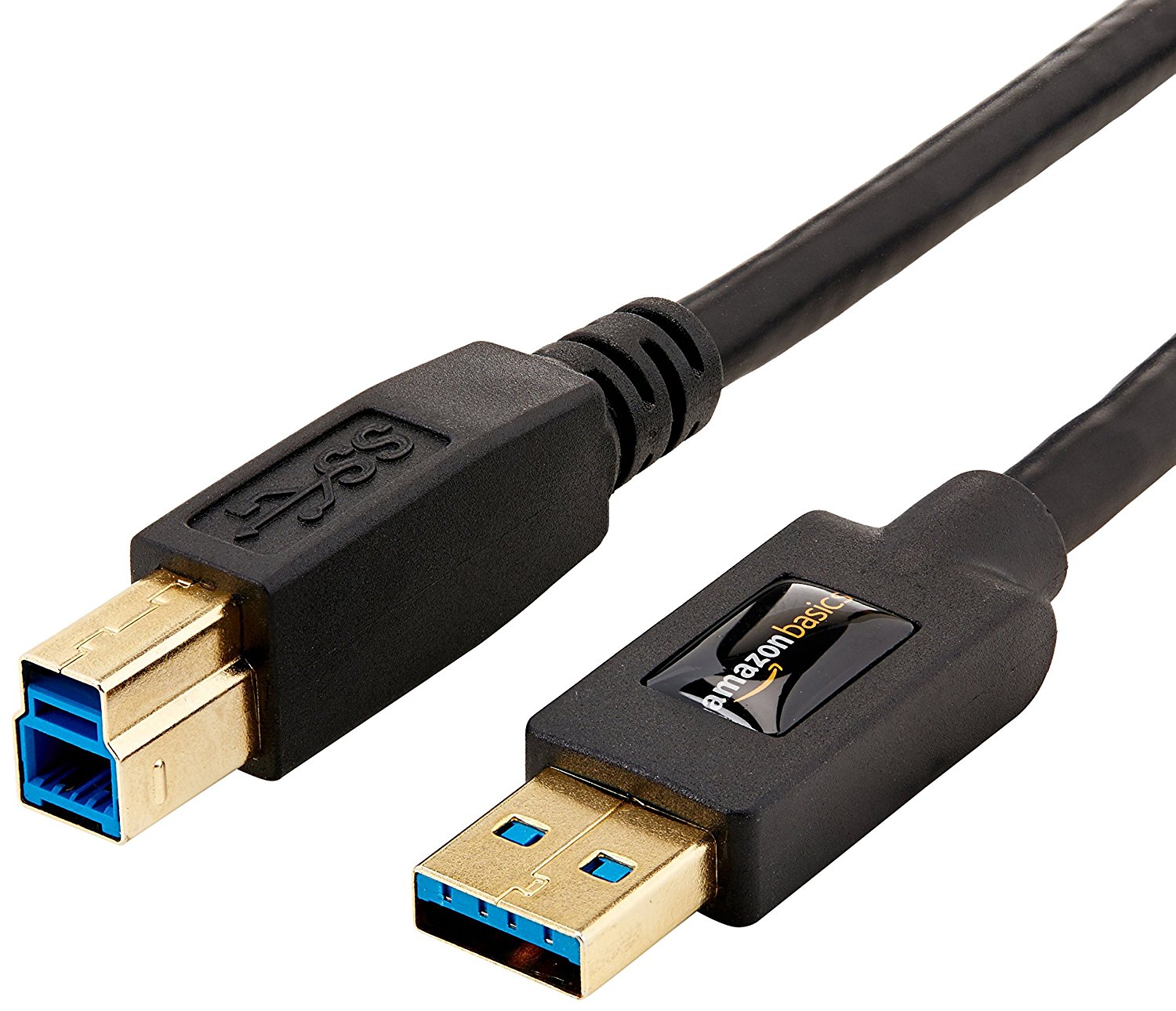 Amazon.com: AmazonBasics USB 3.0 Cable - A-Male to B-Male - 6 Feet ...