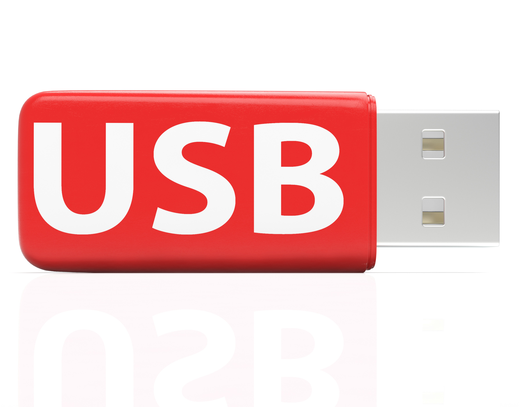 Usb flash stick shows portable storage or memory photo