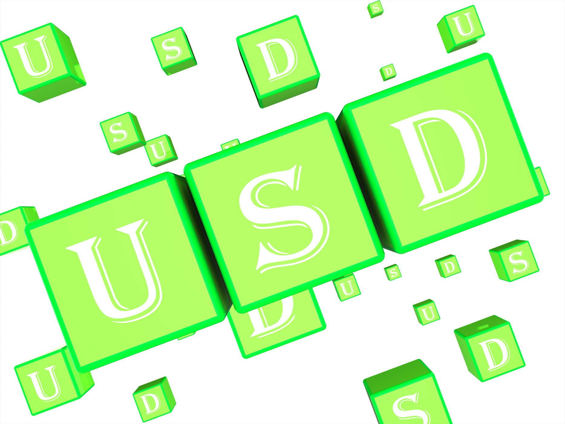 Usd Dice Represents United States Dollar 3d Rendering, Forex, Usdcurrency, Usd, Usa, HQ Photo