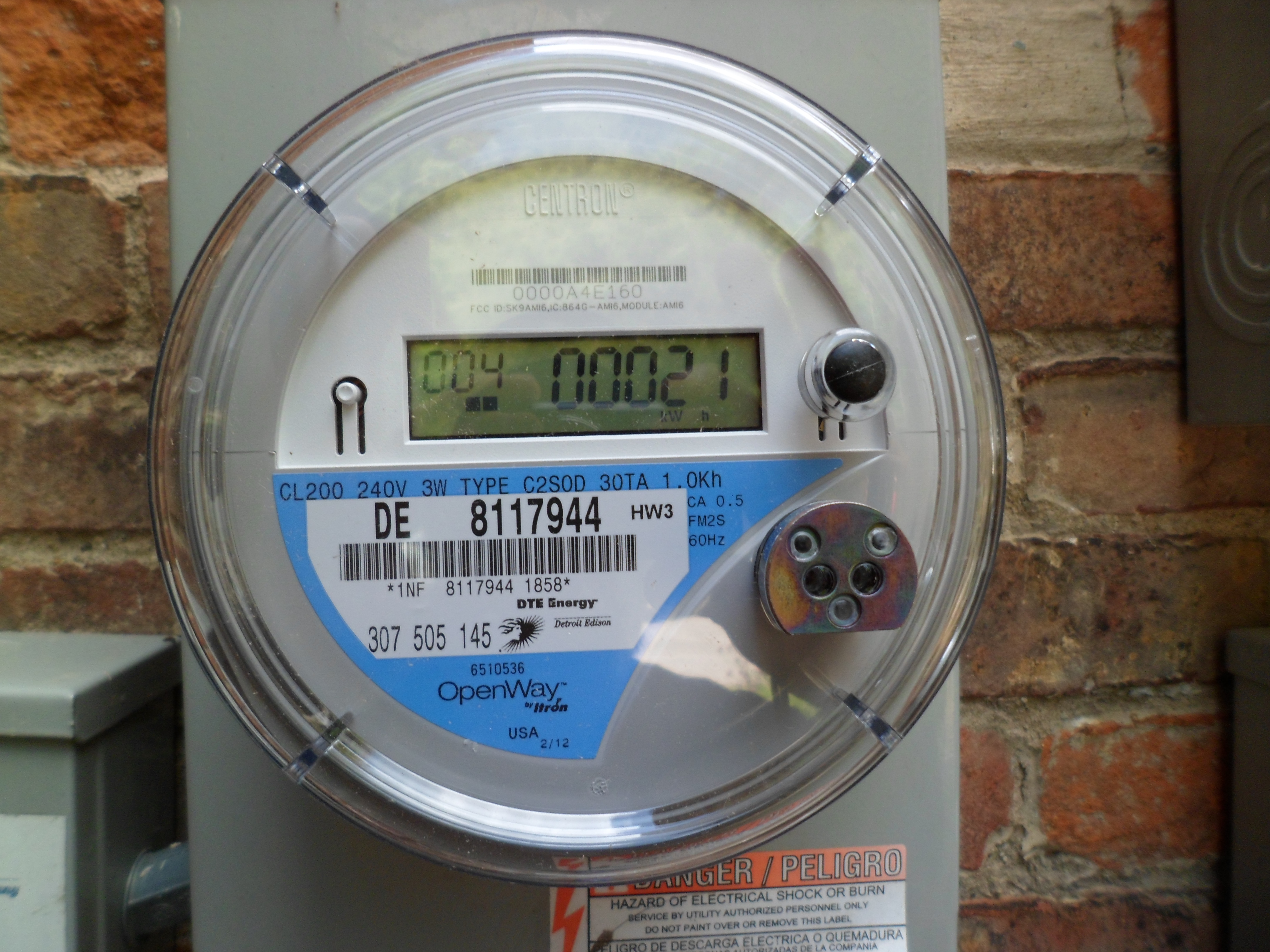 Utility meters photo