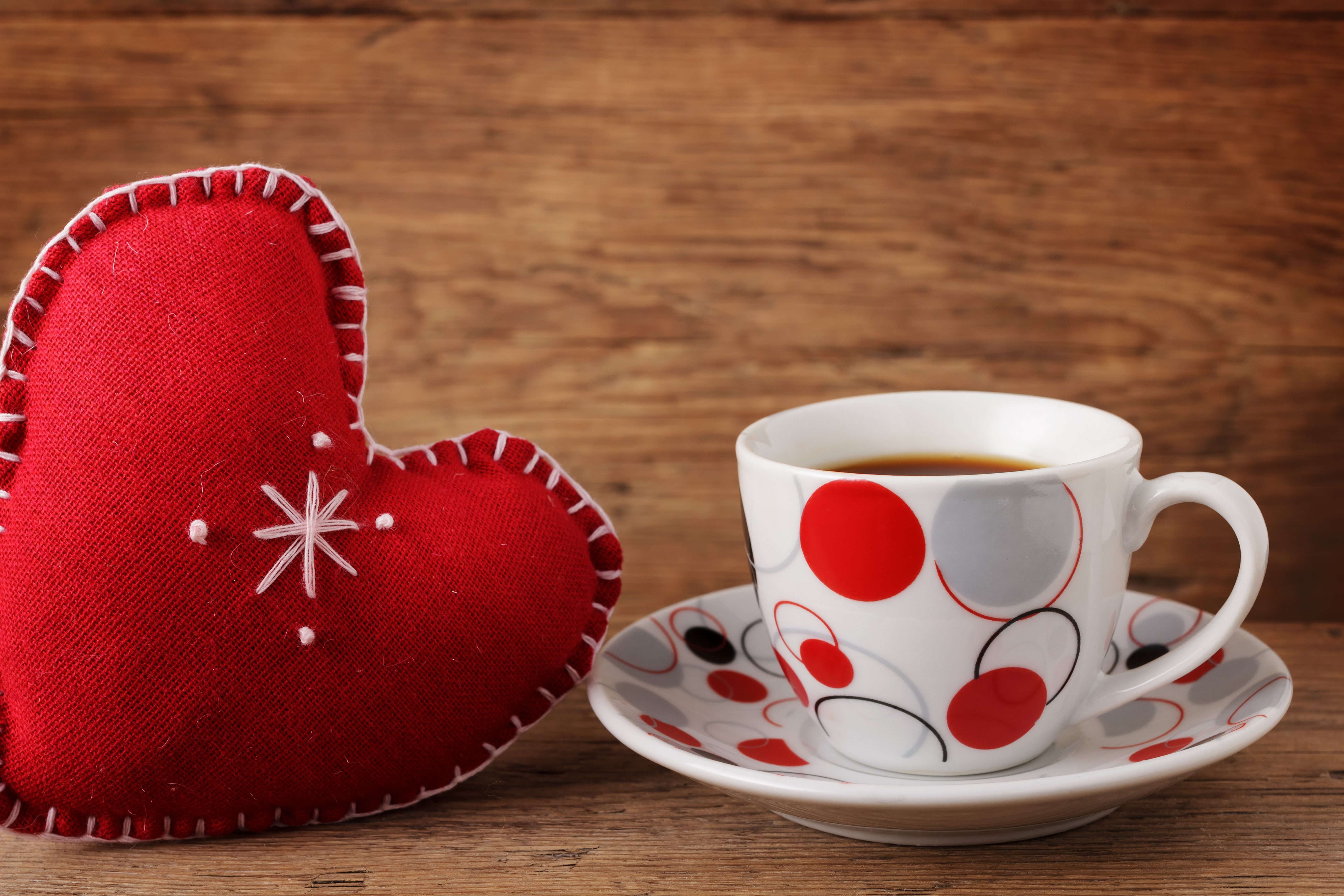 coffee time, valentines day, heart, love, cup, coffee :: Wallpapers