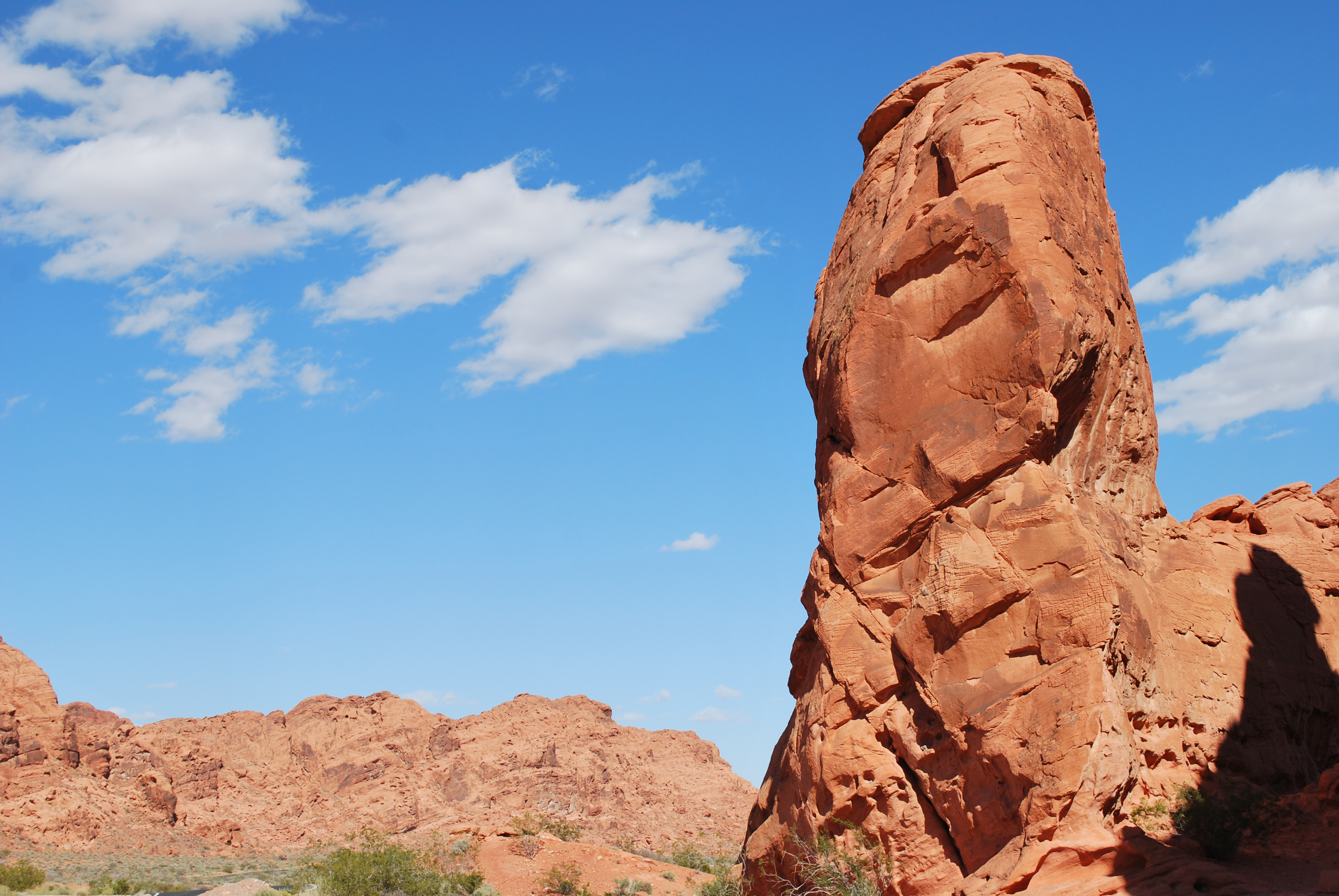 Valley of Fire, Blue, Cliff, Clouds, Fire, HQ Photo