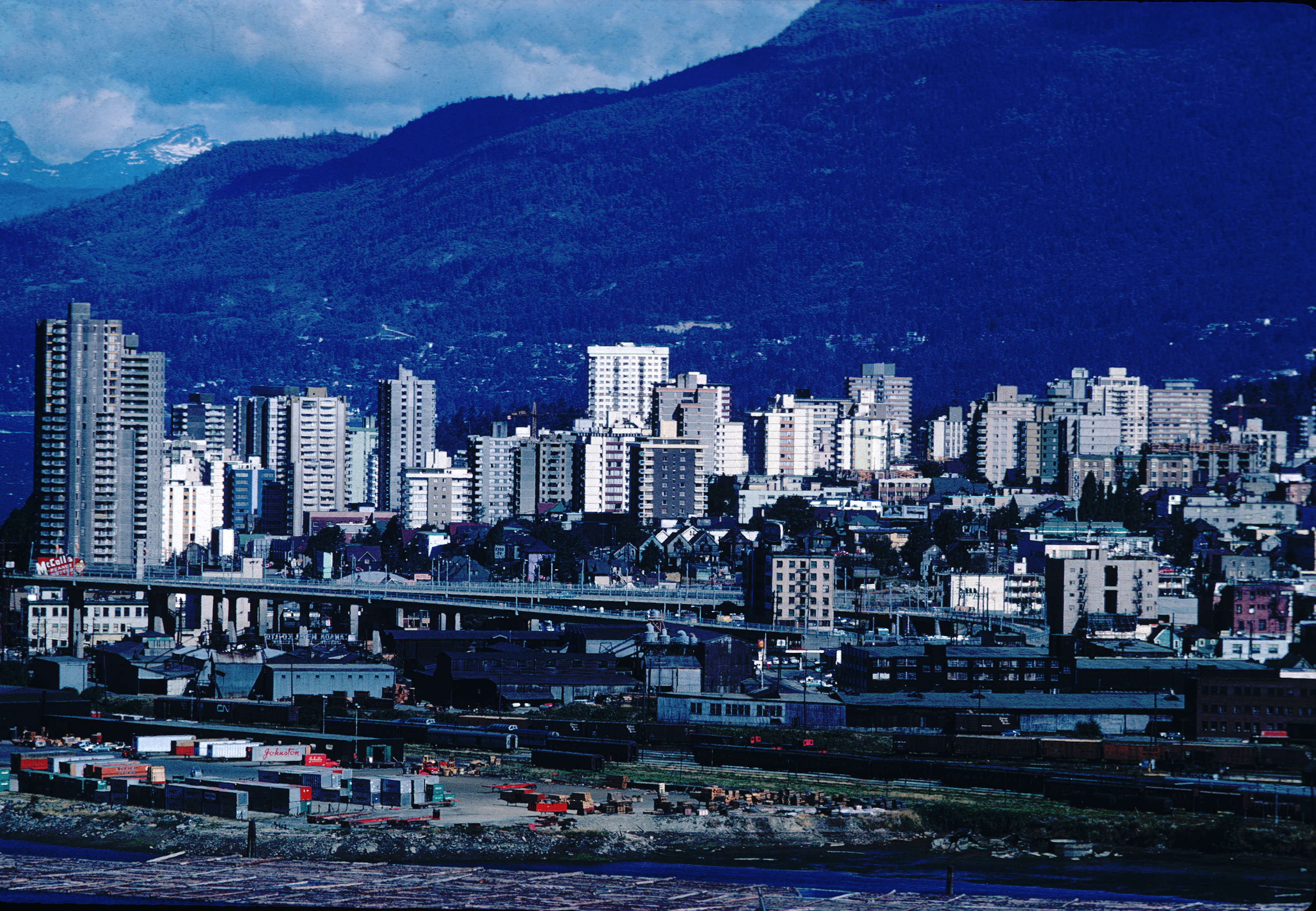 North facing cityscape view of the West End] - City of Vancouver ...