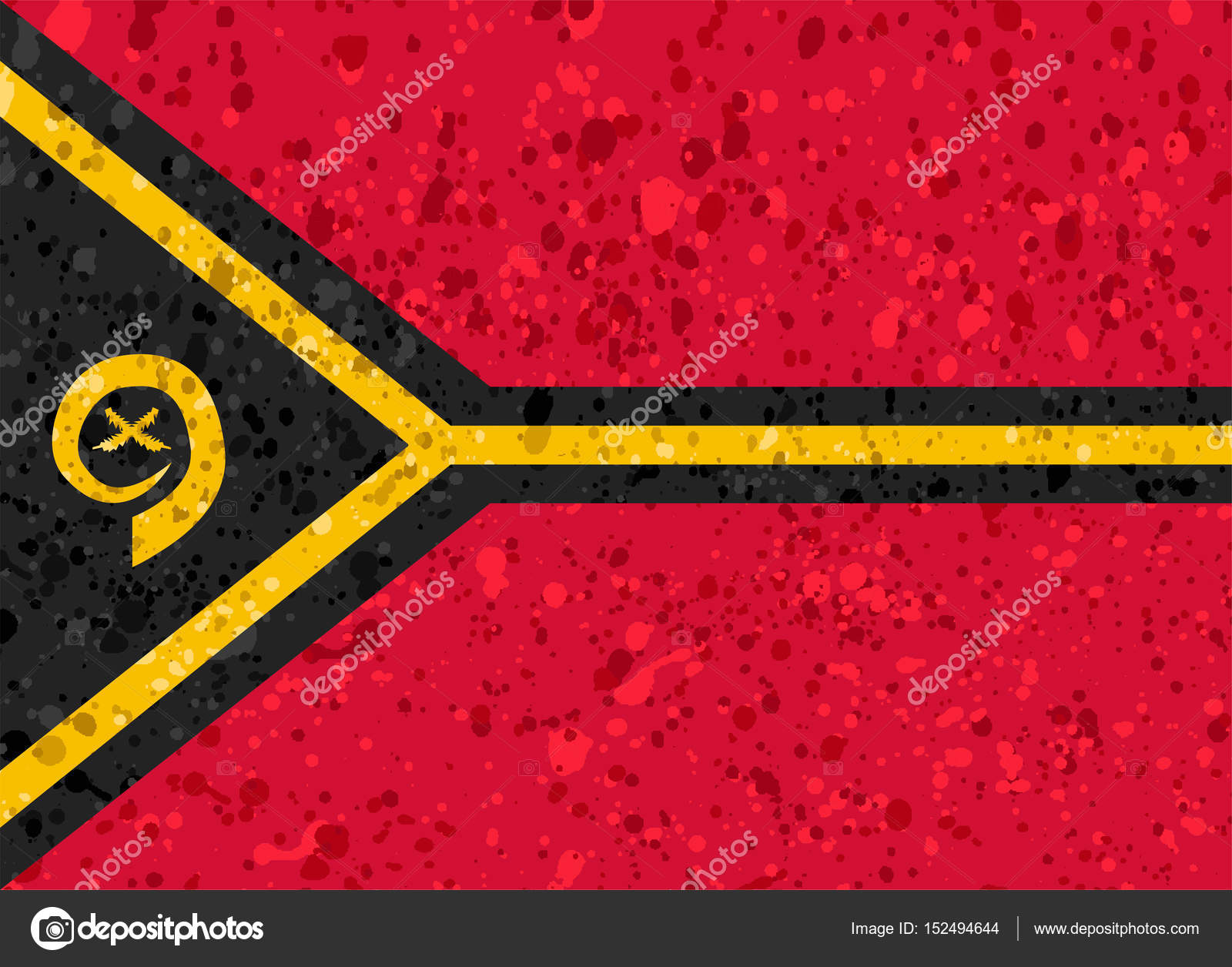 vanuatu flag grunge illustration — Stock Vector © noche0 #152494644