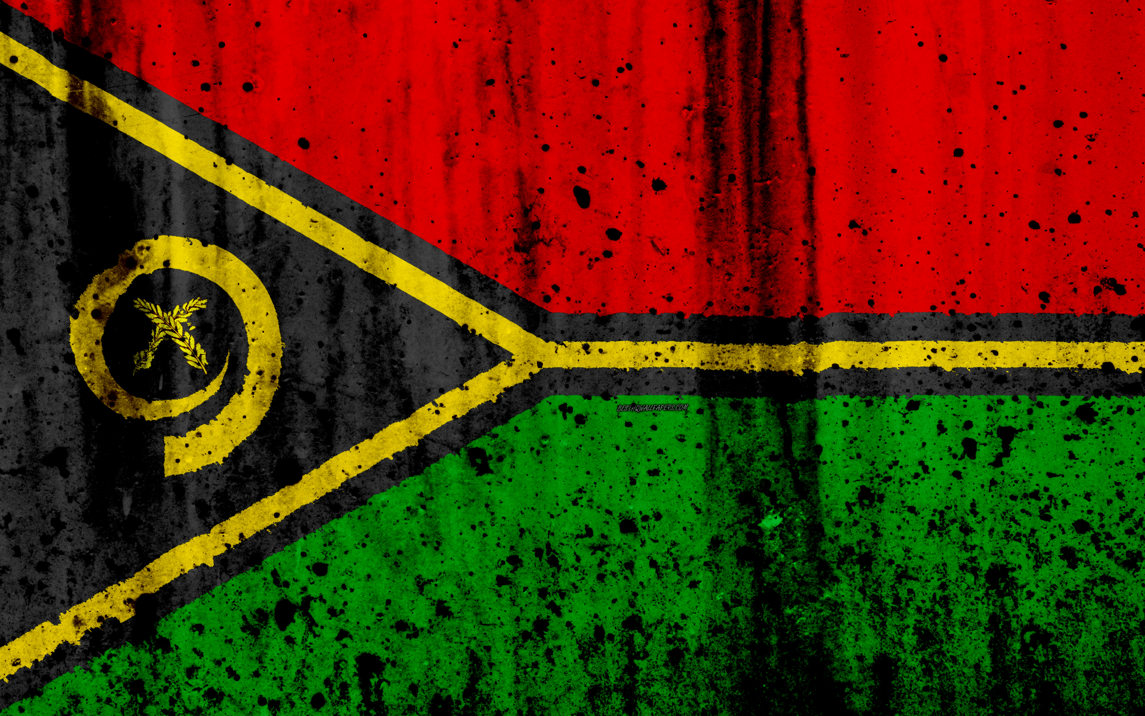 Download wallpapers Vanuatu flag, 4k, grunge, Vanuatu of Benin ...