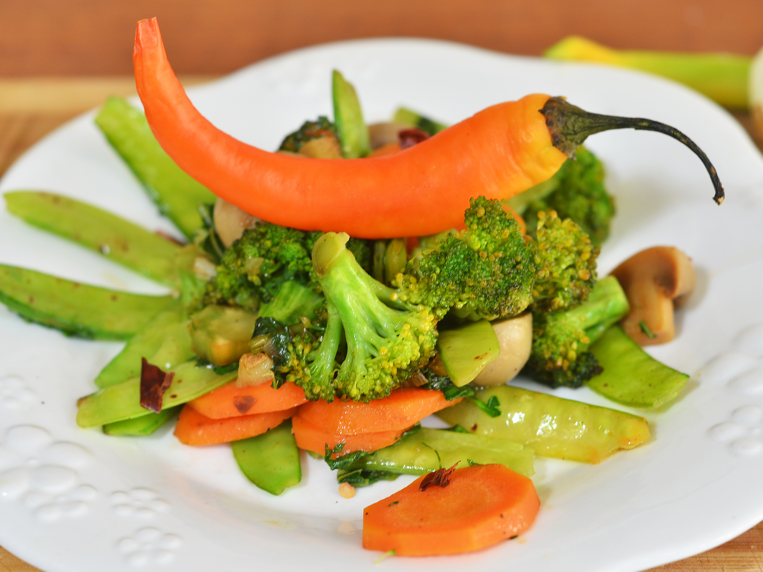 How to Make Spicy Stir Fried Vegetables: 7 Steps (with Pictures)