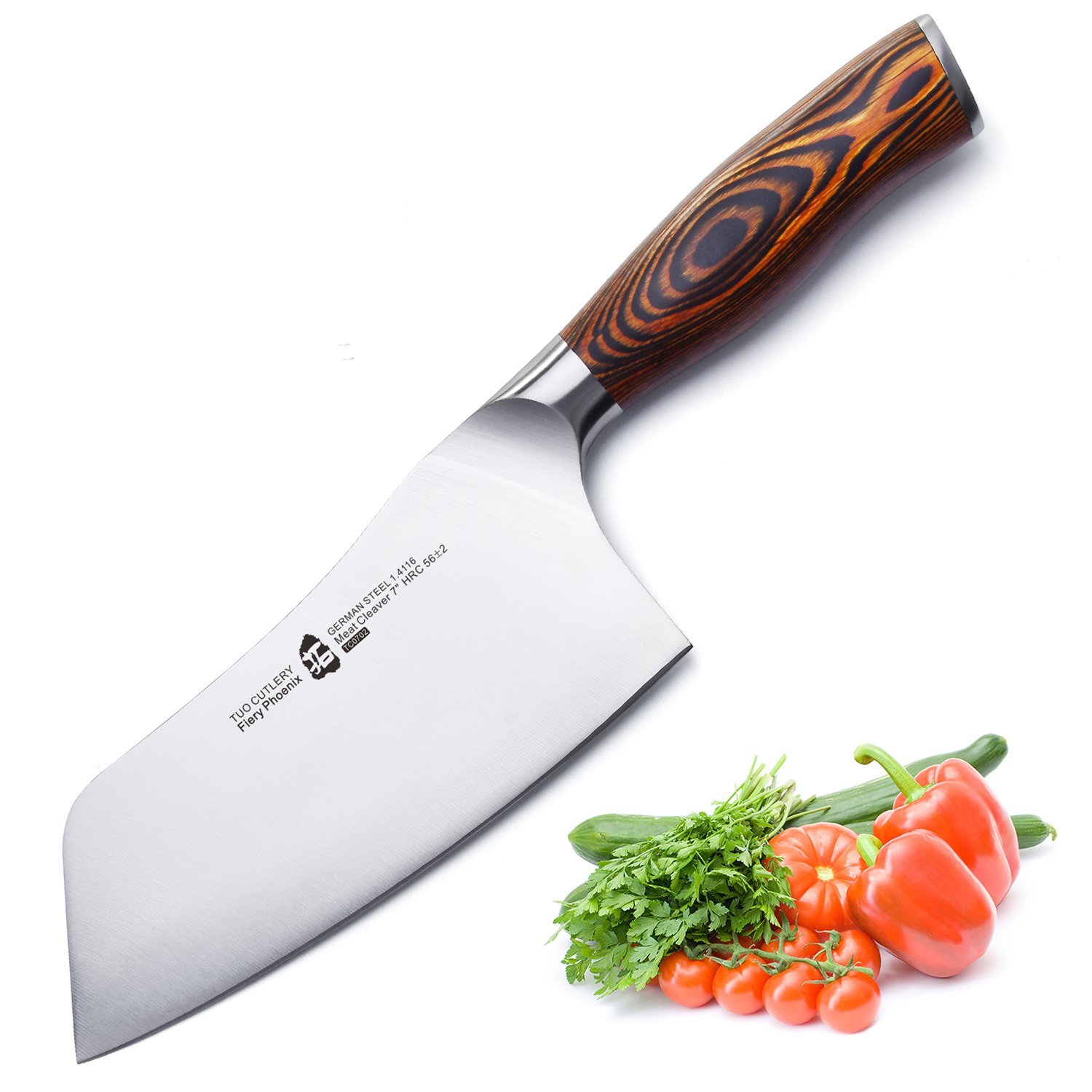 Amazon.com: TUO Cutlery Vegetable Meat Cleaver Knife 7