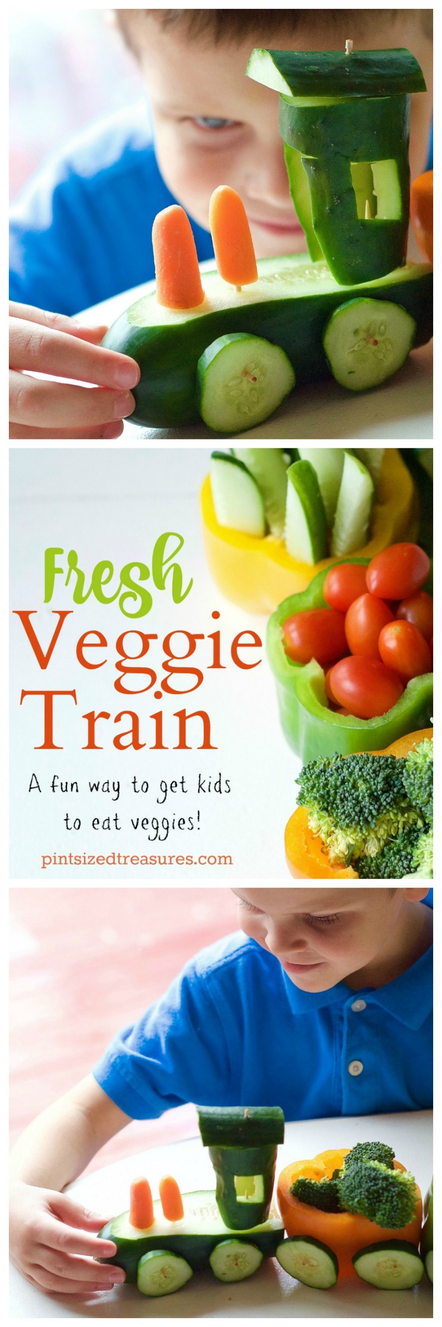 Fresh Veggie Train · Pint-sized Treasures