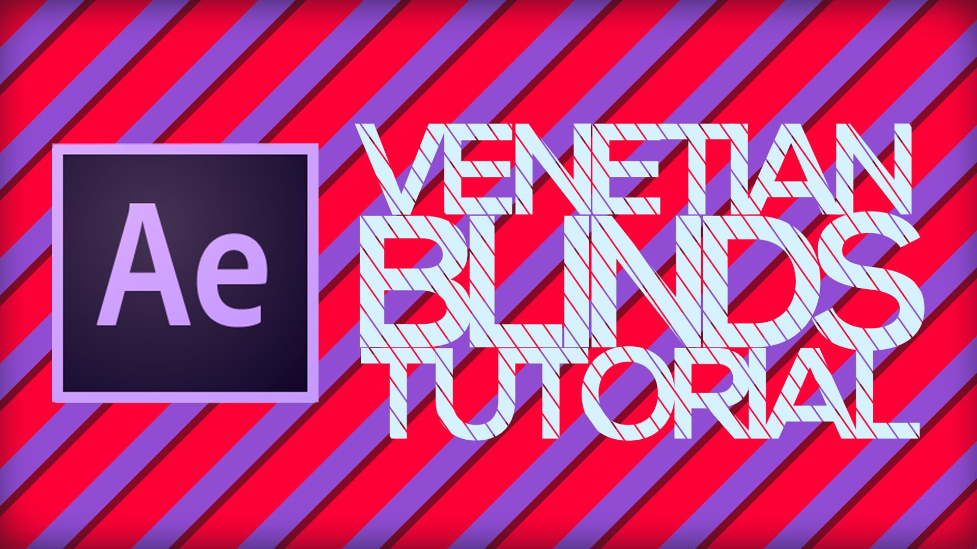 After Effects Tutorial | Venetian Blinds - YouTube
