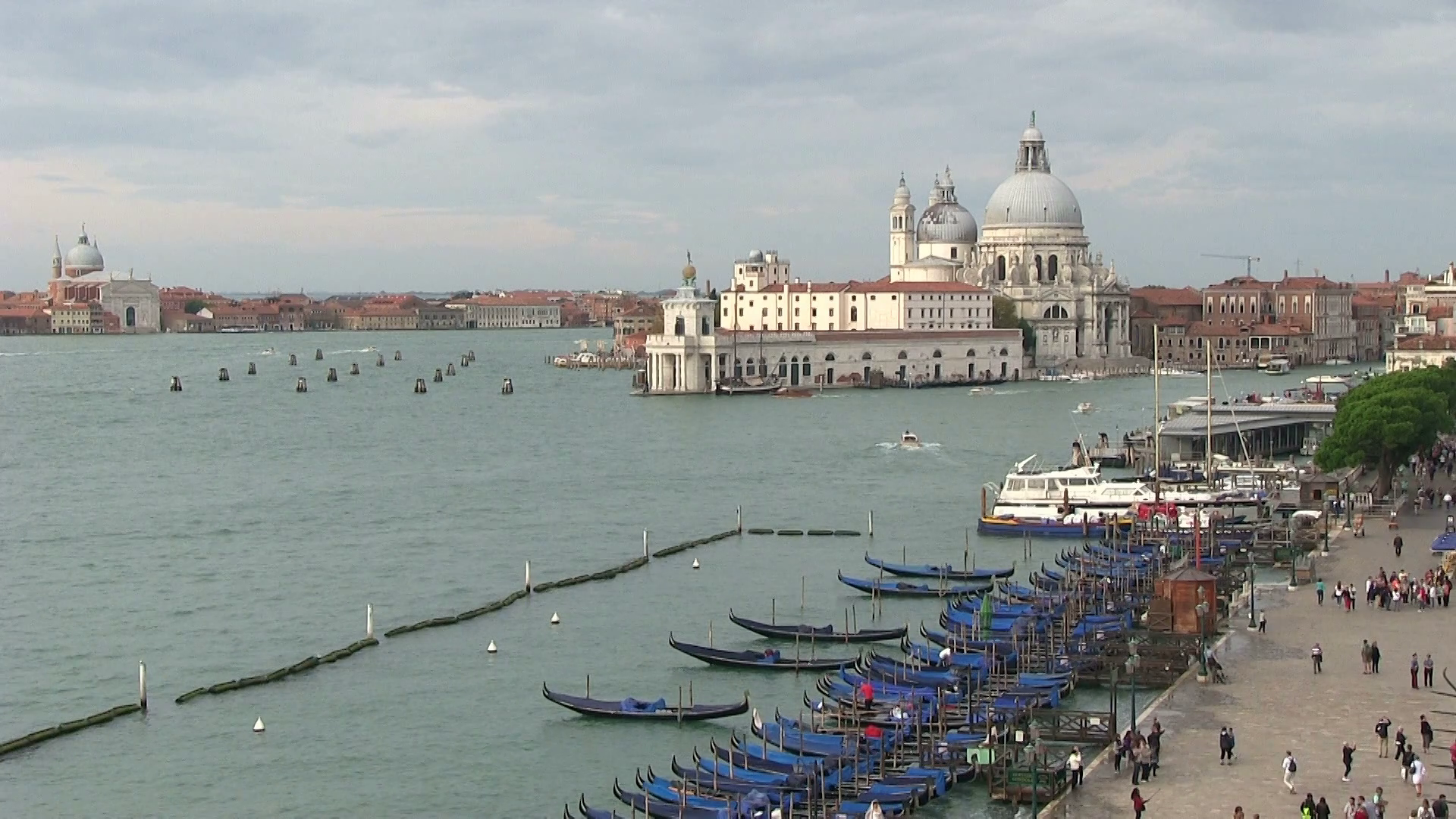 Gondola Port in Venice in Italy Stock Video Footage - VideoBlocks