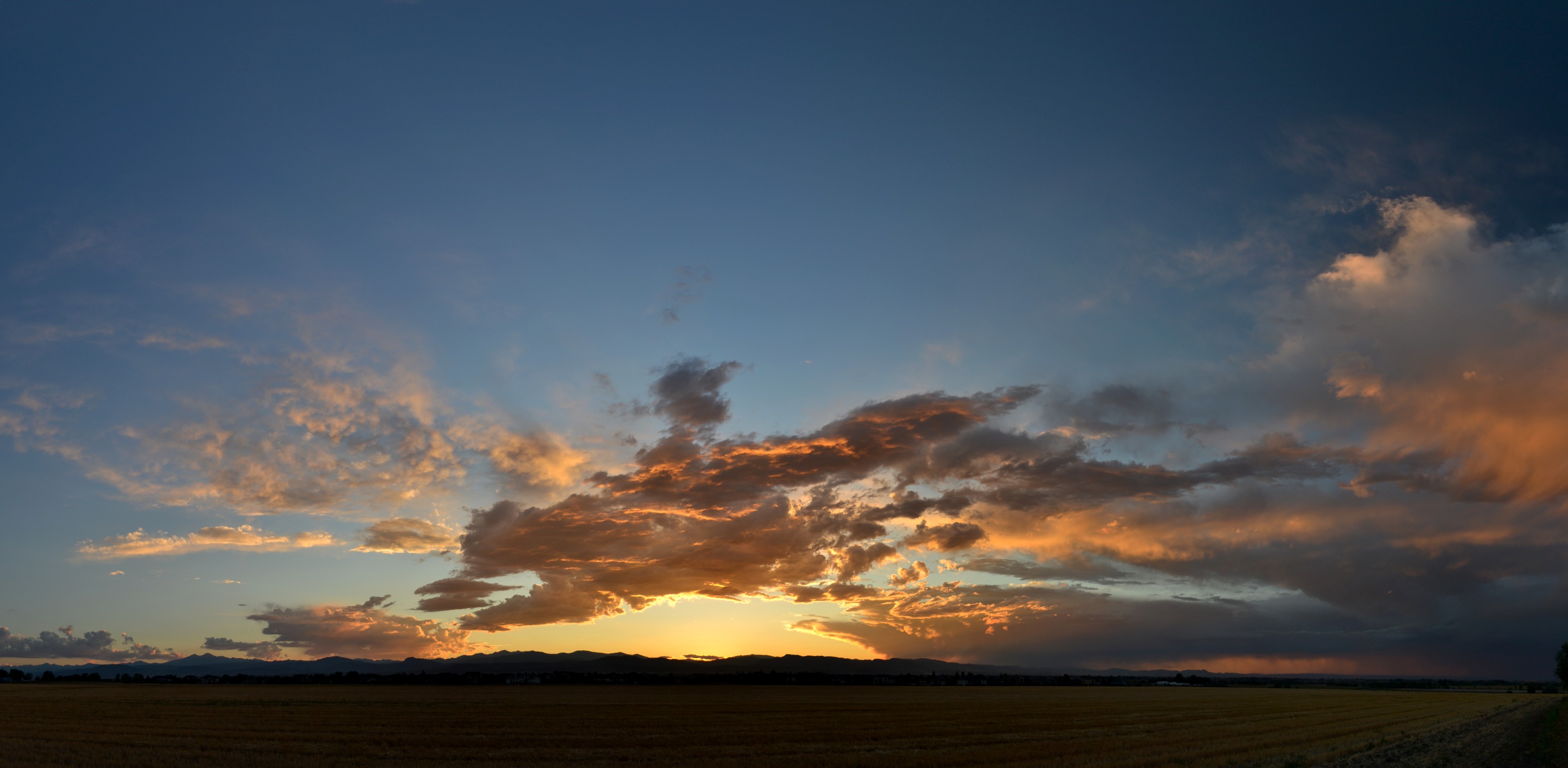 Vibrant Sunset Panoramic Clouds, 2011-08-16 - Sunsets | Colorado ...