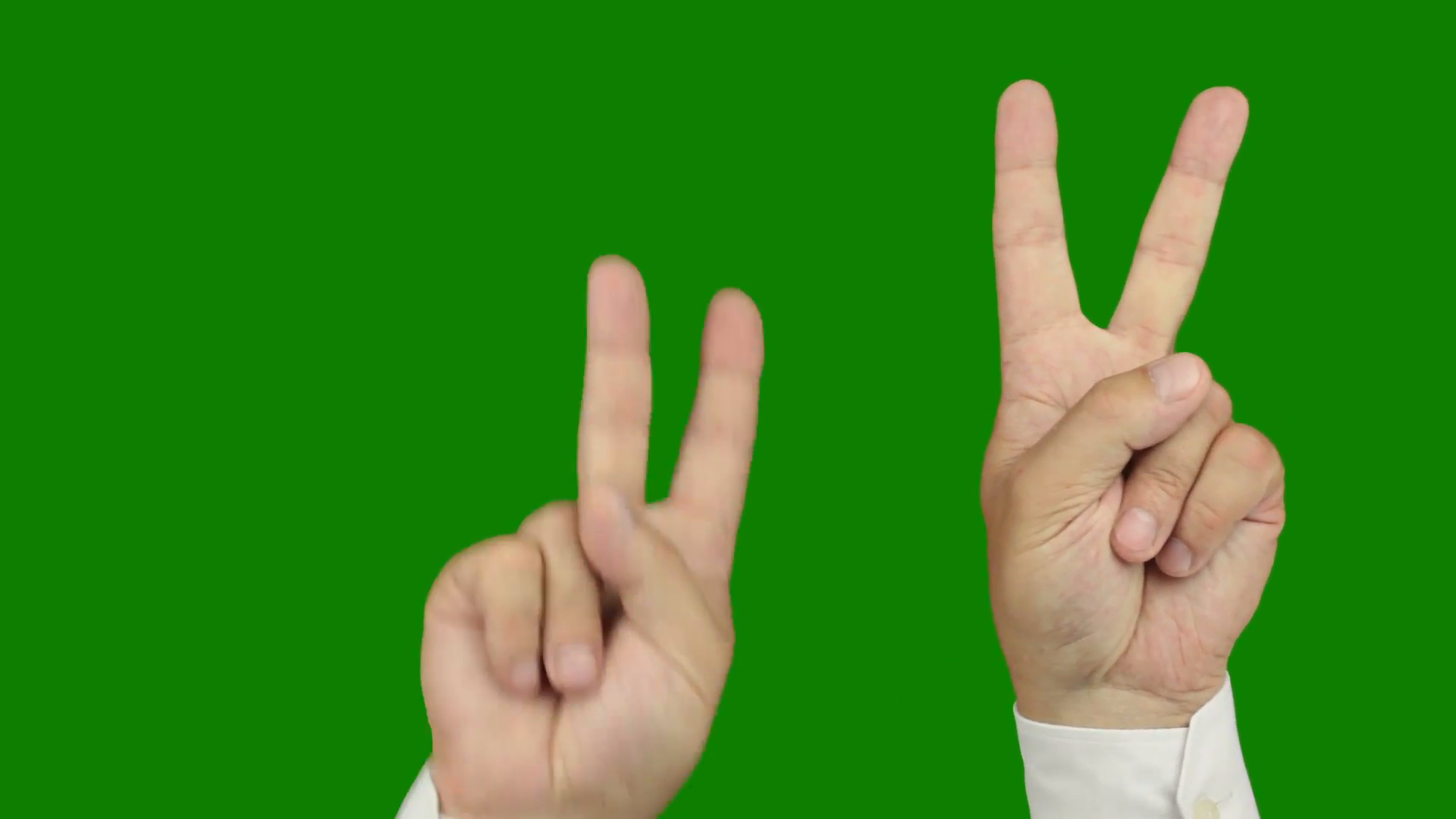 Hand sign: The symbol of victory. 11 in 1 Stock Video Footage ...