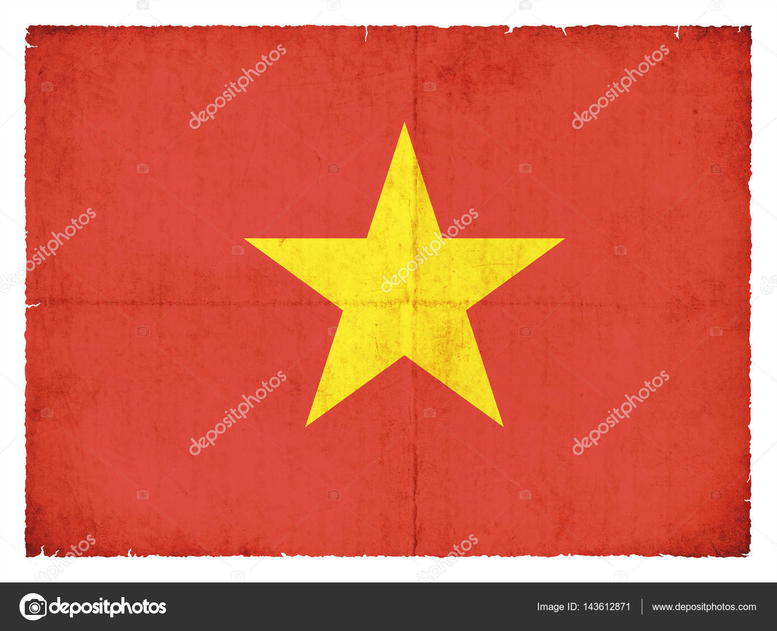 Grunge flag of the Vietnam — Stock Photo © cmfotoworks #143612871